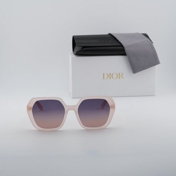 Dior Dior DIORMIDNIGHT S2F 41F1 Sunglasses Matte Pink Square Size ONE SIZE - 10 Thumbnail