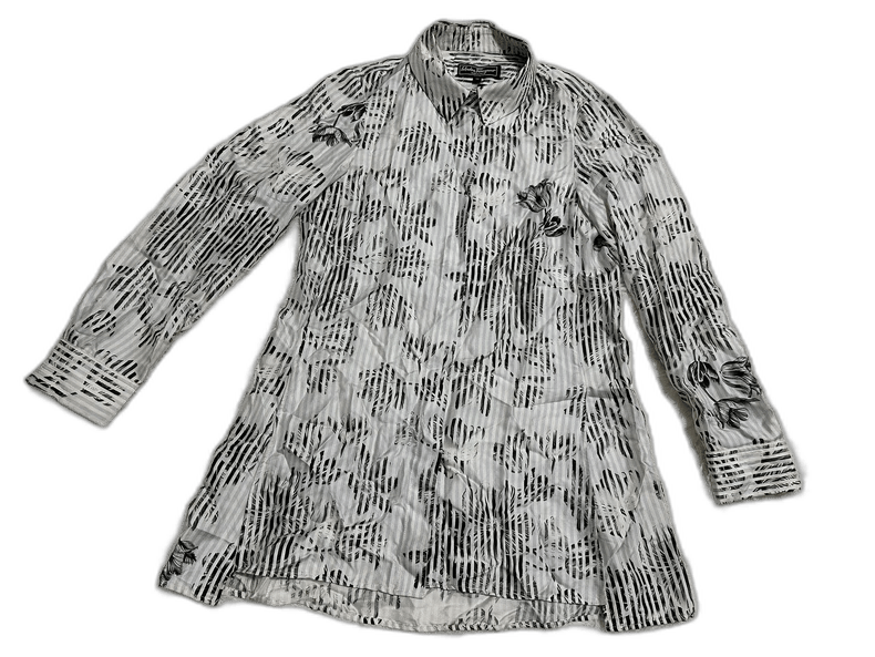 Salvatore Ferragamo Ferragamo Women's Shirt with Floral Design Size M / US 6-8 / IT 42-44 - 1 Thumbnail