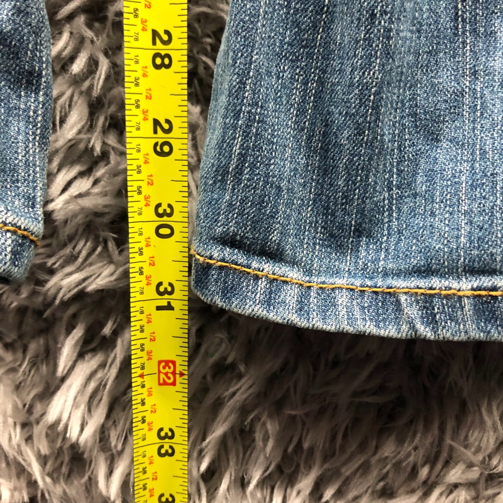 Vintage No Boundaries Jeans Womens Mid Rise Dark Wash Blue Denim Flared Size 13 Size 34" / US 12 / IT 48 - 3 Thumbnail
