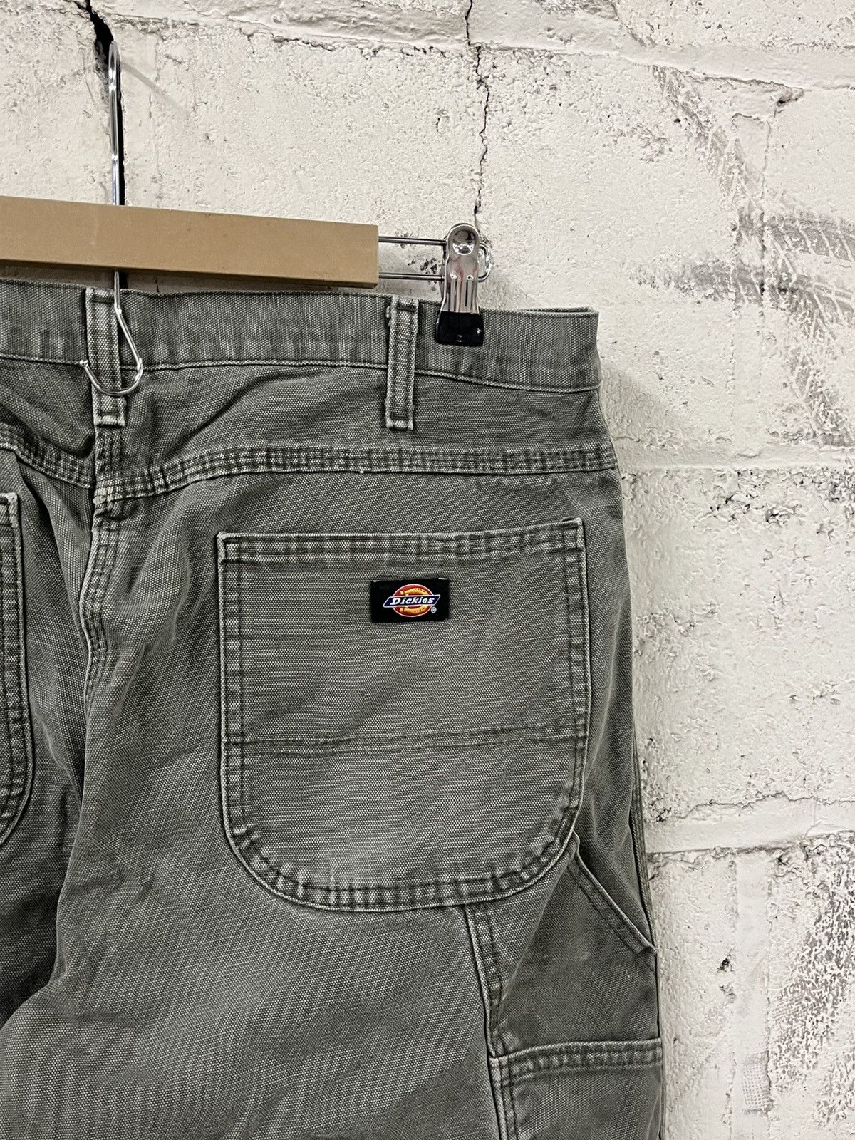 Carhartt Vintage dickies faded green carpenter cargo pants baggy Size US 36 / EU 52 - 7 Thumbnail