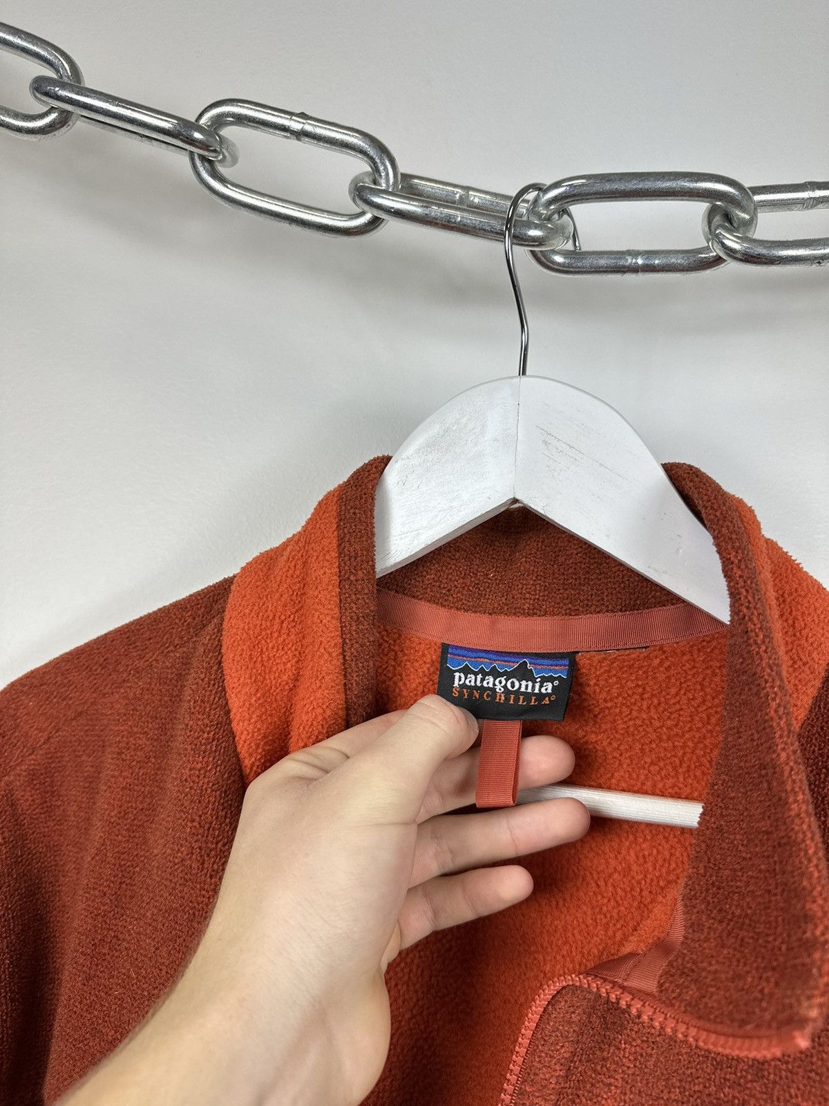 Patagonia Vintage Patagonia Synchilla Zip Up Outdoor Fleece Jacket Size M / US 6-8 / IT 42-44 - 10 Thumbnail