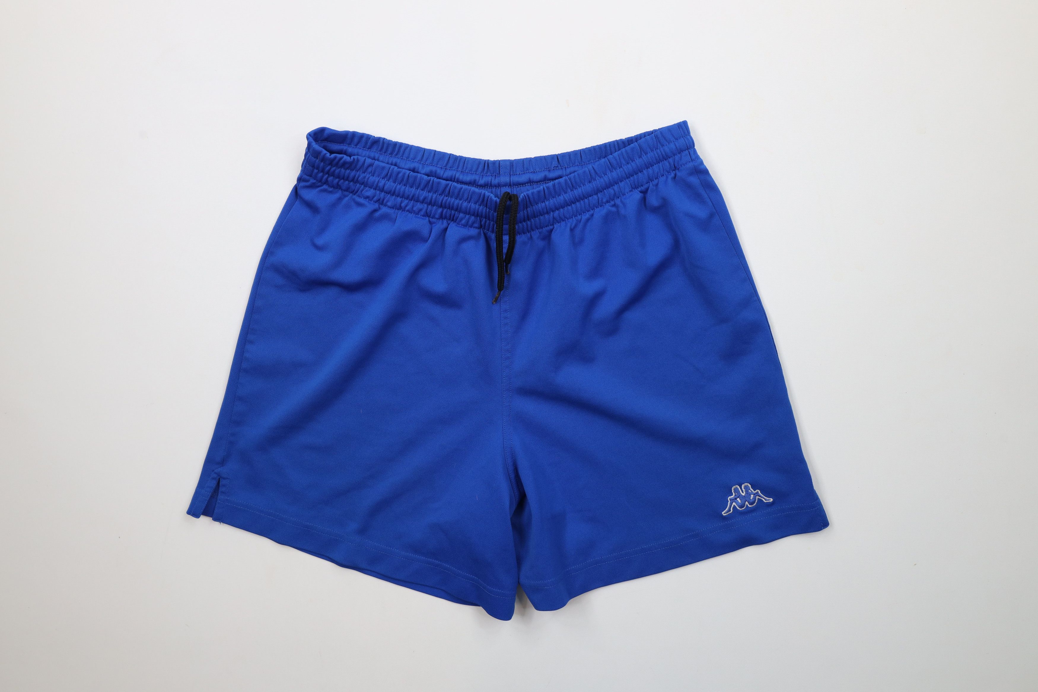 Kappa Vintage Vintage 90s Kappa Running Jogging Soccer Shorts Blue Grailed