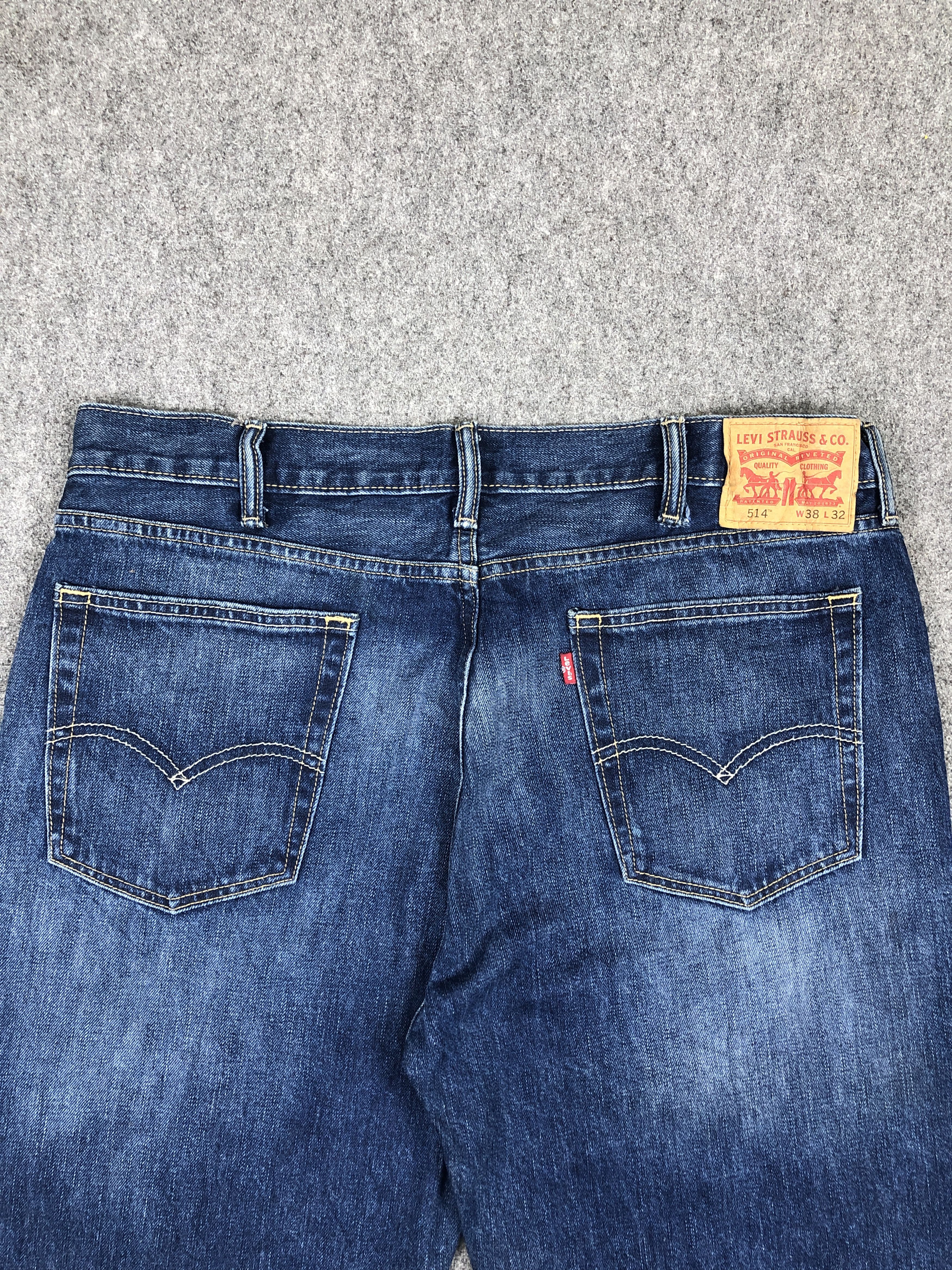 Levi's Vintage Levis 514 Blue Denim Jeans DP2349 Size US 37 - 4 Thumbnail