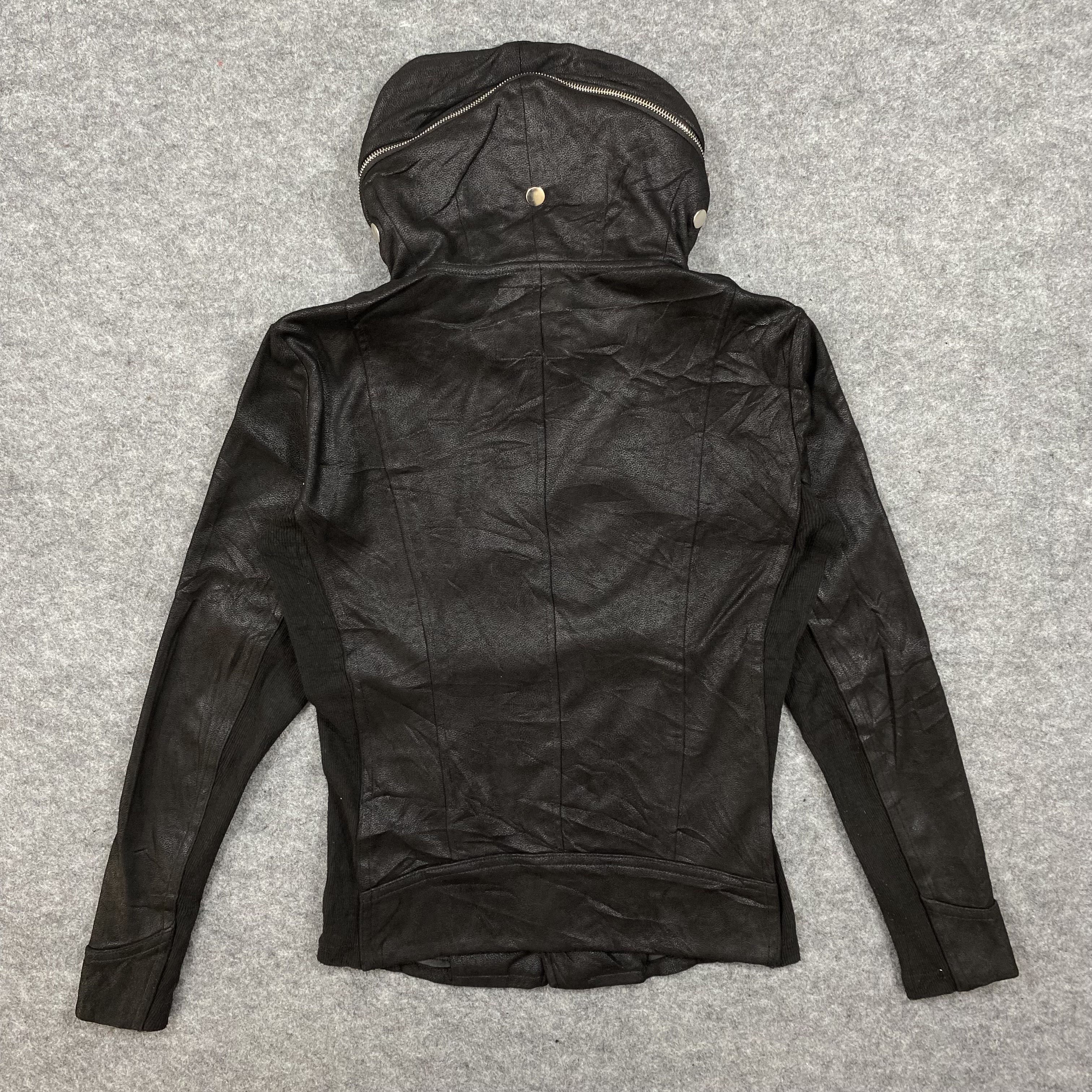 If Six Was Nine JOHNNYWOLF AW23 Asymmetric Biker Hooded Jacket-J656 Size US S / EU 44-46 / 1 - 2 Thumbnail