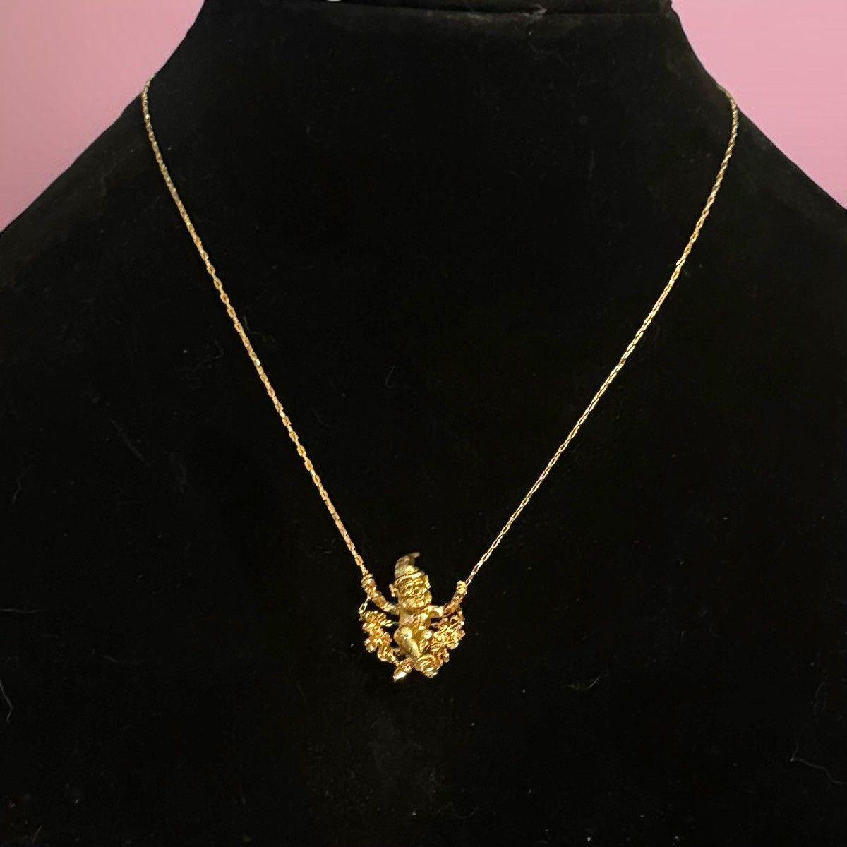 Other × Vintage Franklin Mint Swinging lucky Leprechaun necklace Size ONE SIZE - 1 Thumbnail