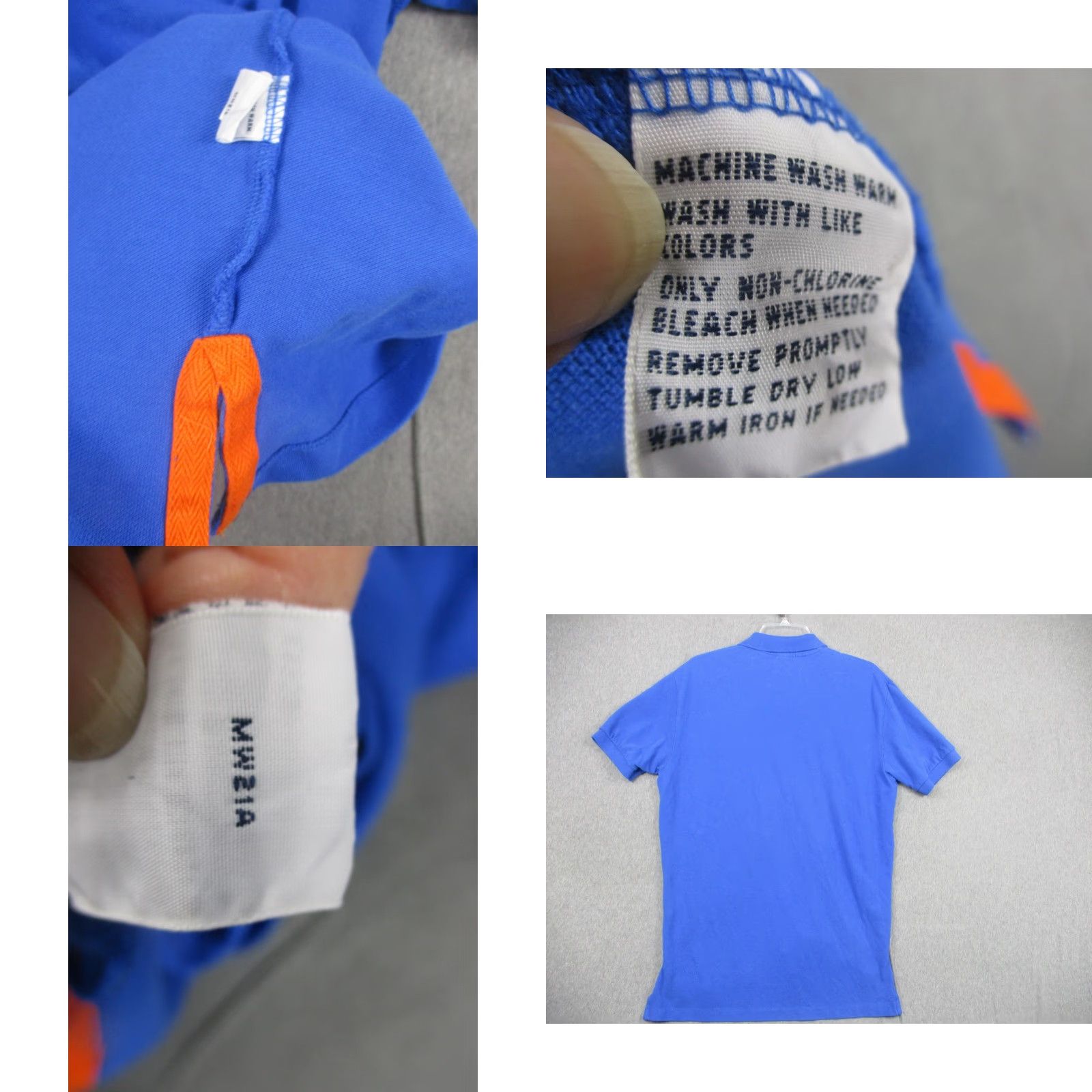 Polo Ralph Lauren VINTAGE Polo Ralph Lauren Polo Shirt Mens M Blue Pique Crest Logo Rugby Size US M / EU 48-50 / 2 - 8 Thumbnail