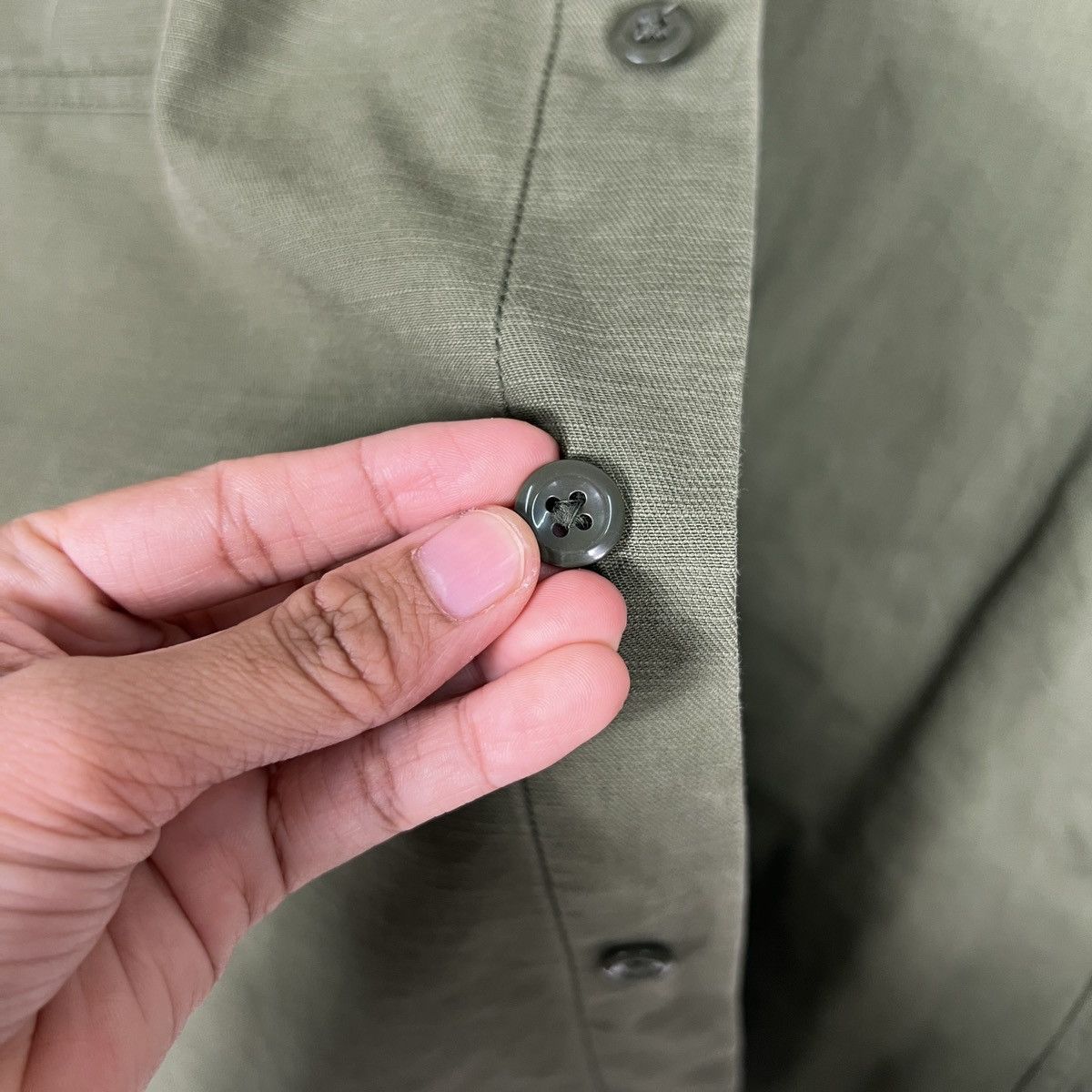 Japanese Brand 🔥 ZARA MAN PSILOCYBE MILITARY SLEEVE LESS SHIRT JACKET Size US M / EU 48-50 / 2 - 12 Thumbnail