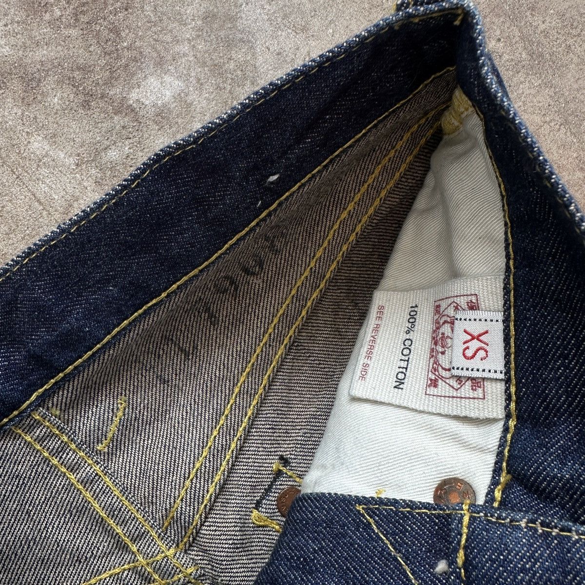 Evisu × Japanese Brand Vintage Evisu Japan Denim Mini Skirt Size 25" / US 0 / IT 36 - 5 Thumbnail