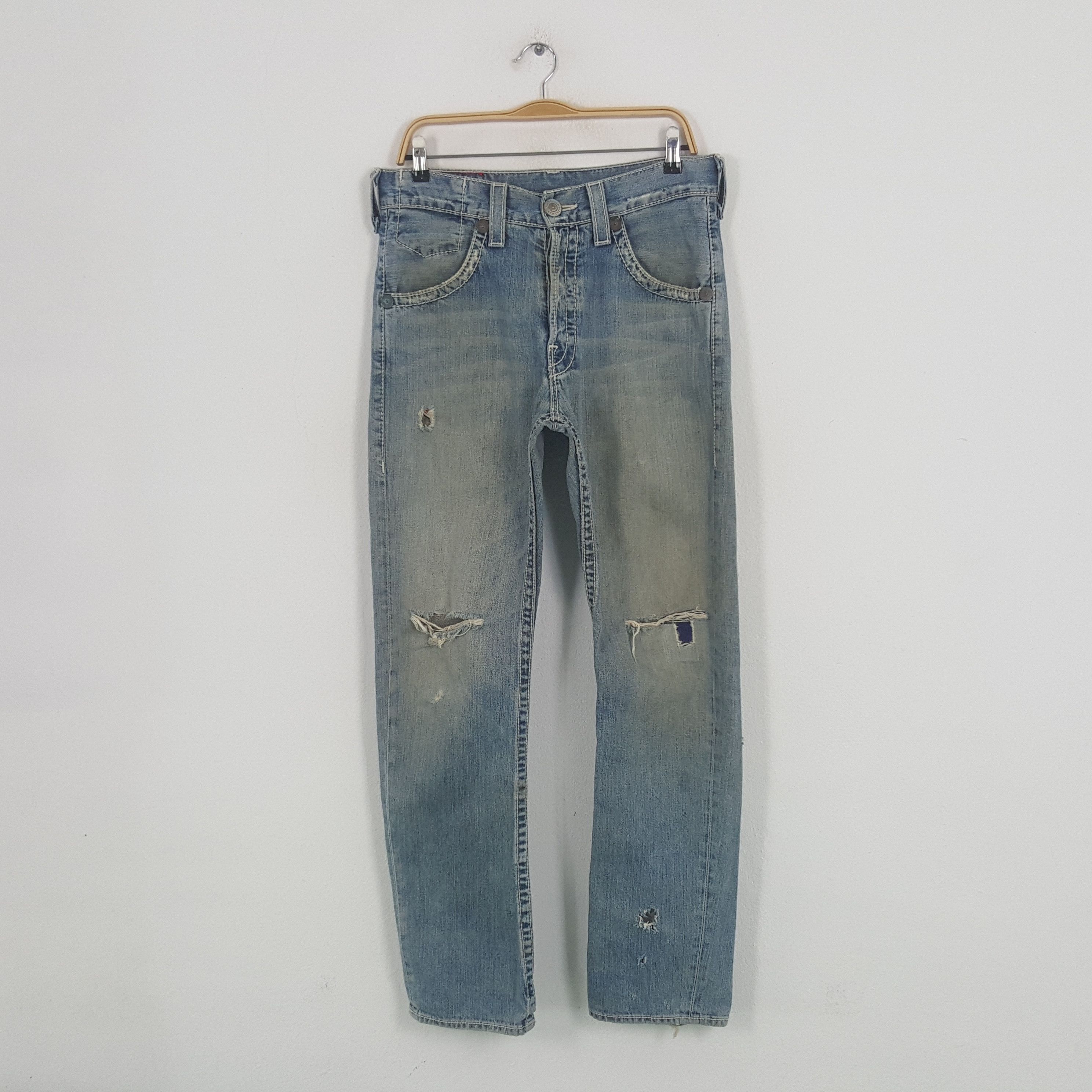 Vintage True Religion Rare Pocket American Distressed Jeans