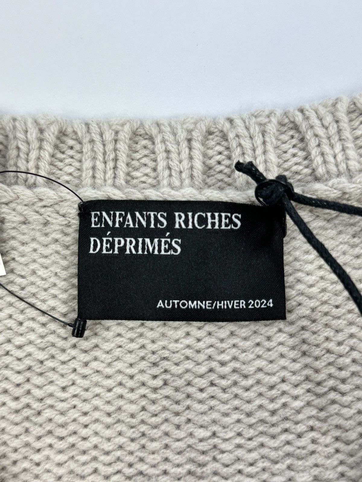 Enfants Riches Deprimes PAST IN VAIN CREWNECK WOOL SWEATER Size US XL / EU 56 / 4 - 5 Thumbnail