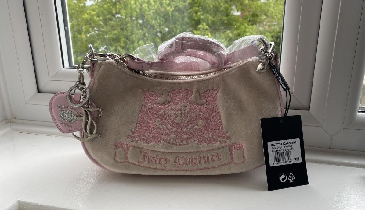 Juicy Couture Juicy Couture Twig Dogs Hobo Bag Size ONE SIZE - 2 Thumbnail