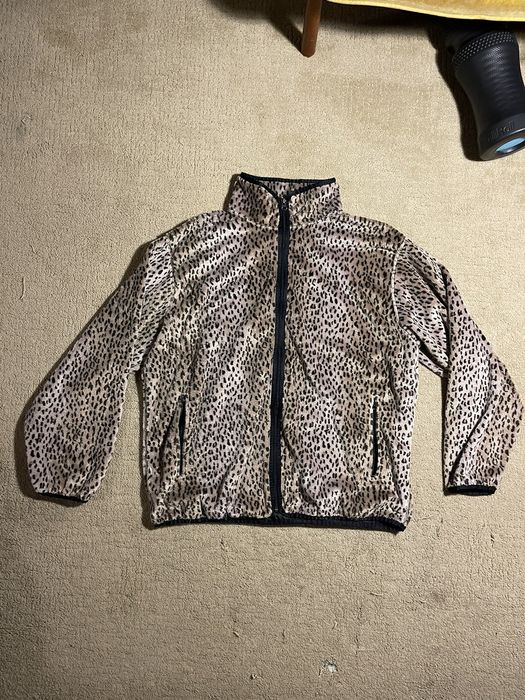 Needles Needles Leopard Print Fleece Track Jacket | Grailed