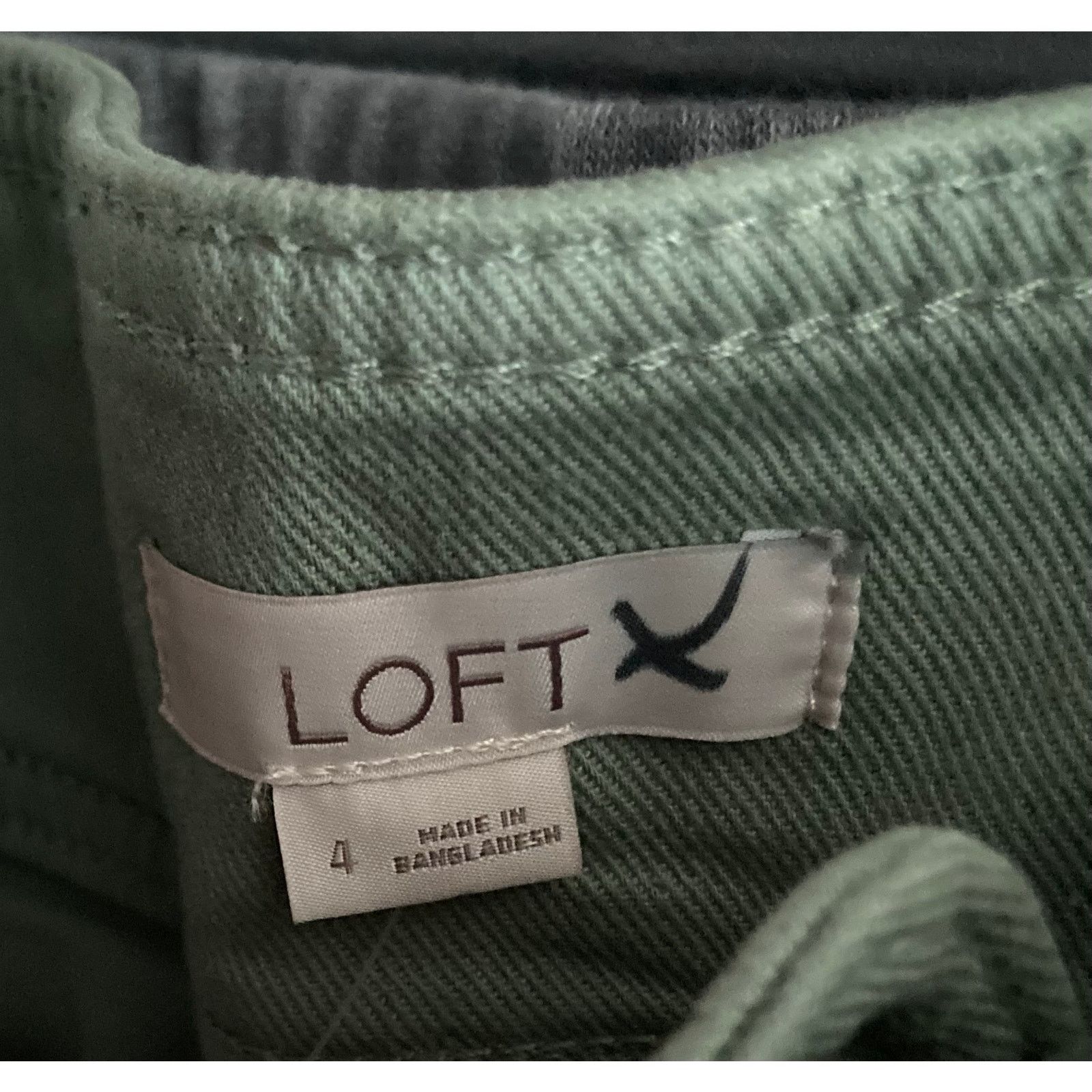 Loft LOFT Paperbag Tie Waist Pocket Skirt Green Size 4 NWT Size 27" / US 4 / IT 40 - 8 Thumbnail