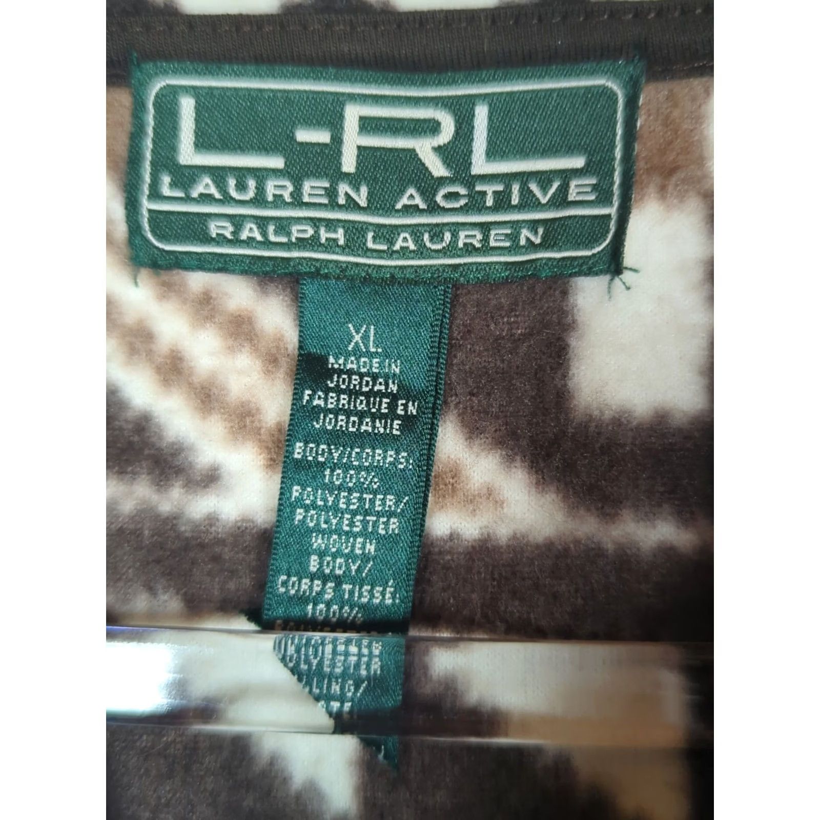 Ralph Lauren Ralph Lauren Active Tribal Aztec Full Zip Fleece Brown Quilted Jacket Women XL Size XL / US 12-14 / IT 48-50 - 5 Thumbnail