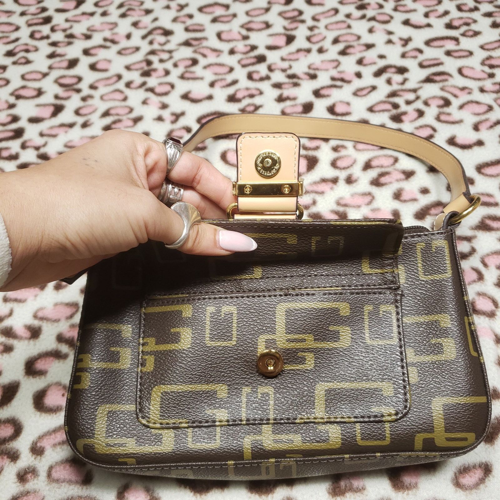 Guess Vintage y2k GUESS Mini Purse hand bag G Leather logo Size ONE SIZE - 4 Thumbnail