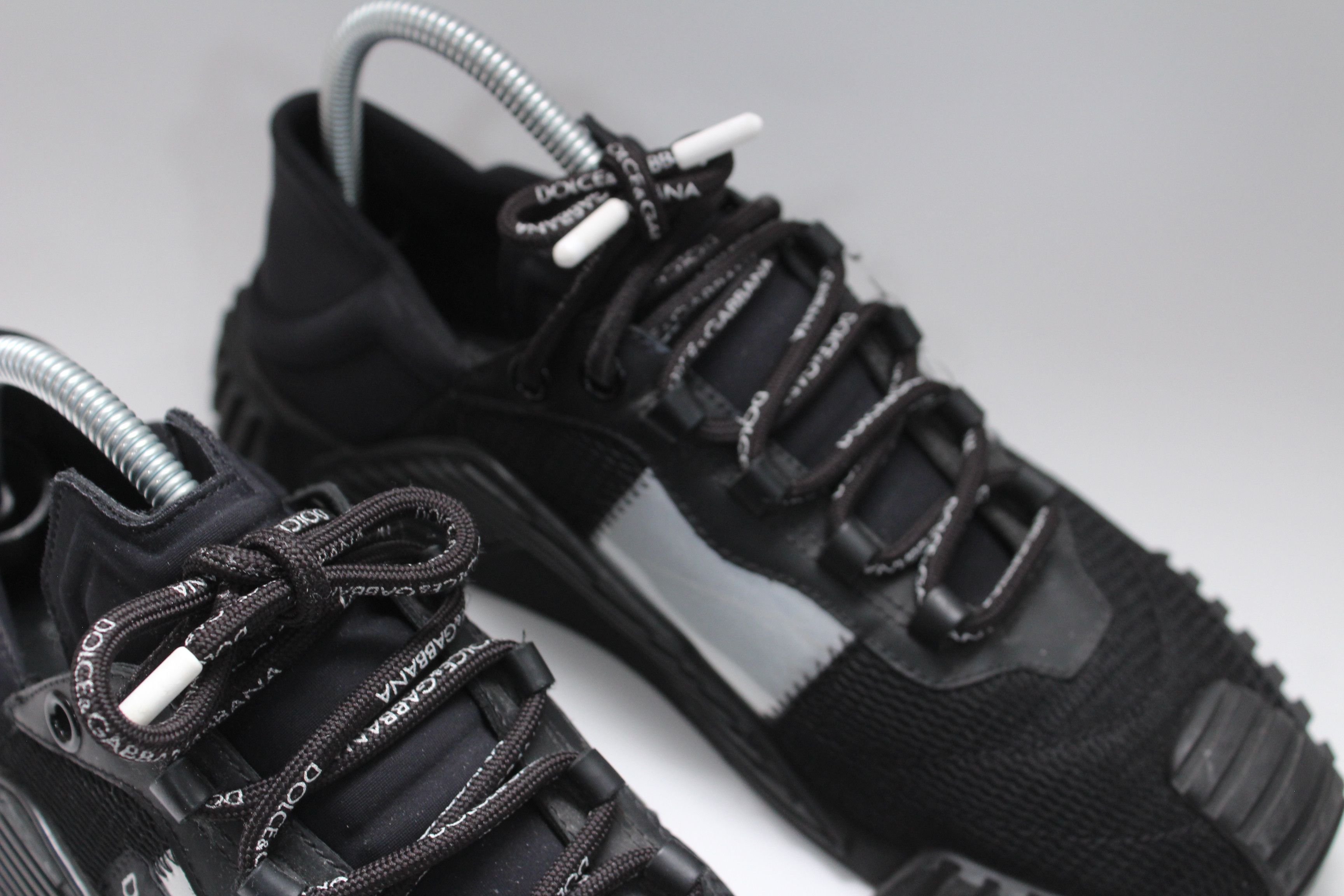 Dolce & Gabbana Dolce & Gabbana NS1 Black Mixed Materials Sneakers IT 42 Size US 9 / EU 42 - 7 Thumbnail