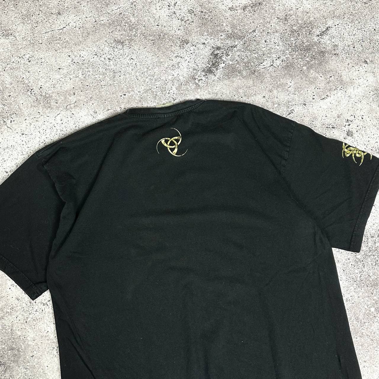 Vintage Vintage 90s Tribal biohazard print tee like Slipknot y2k og Size US XXL / EU 58 / 5 - 3 Thumbnail