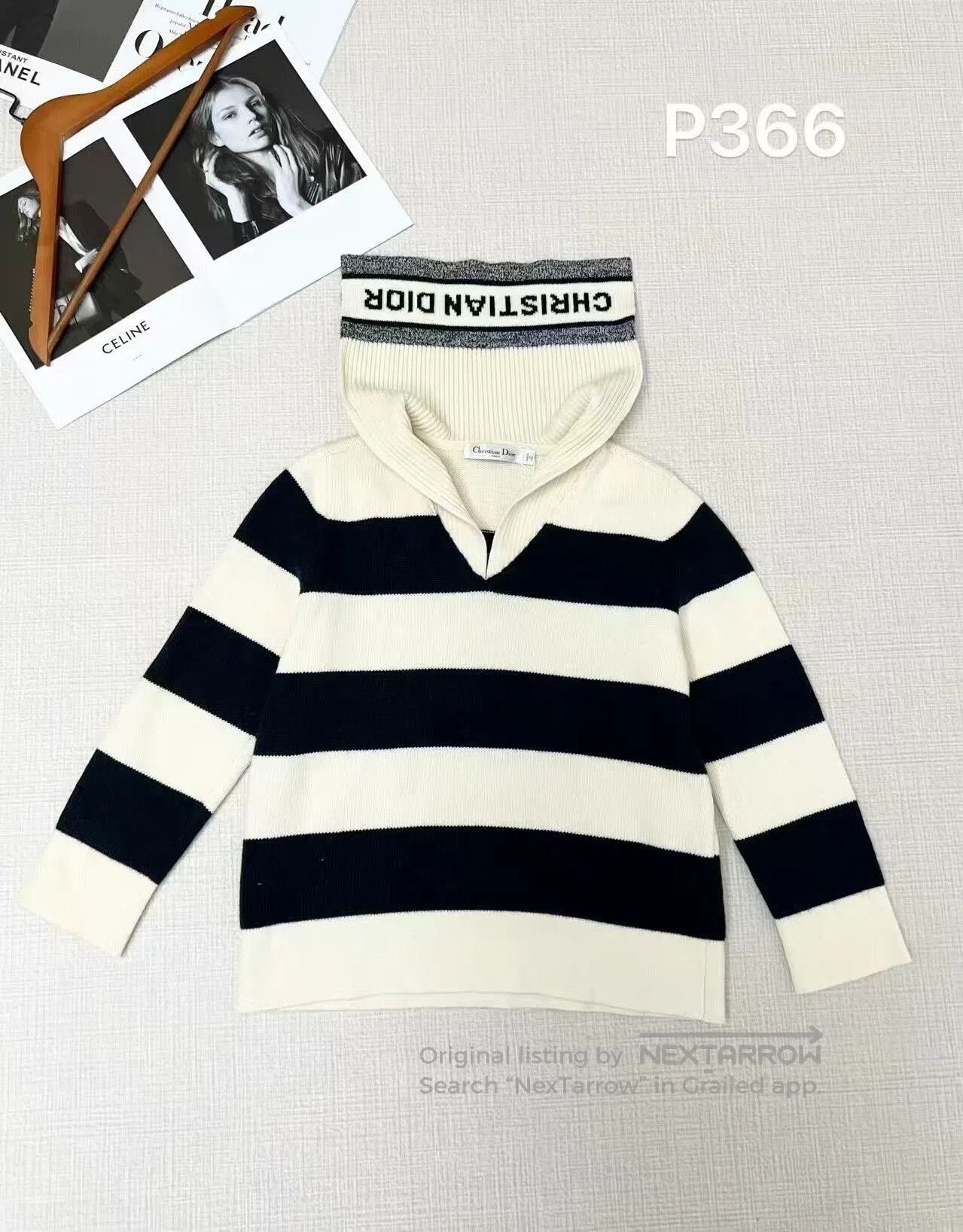Dior Christian Dior Color-Block Knit Sweater. Size S / US 4 / IT 40 - 2 Thumbnail