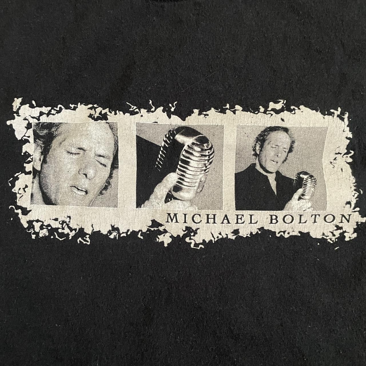 Anvil × Band Tees × Vintage Vintage Michael Bolton Artist Band T-Shirt Size US XL / EU 56 / 4 - 5 Thumbnail