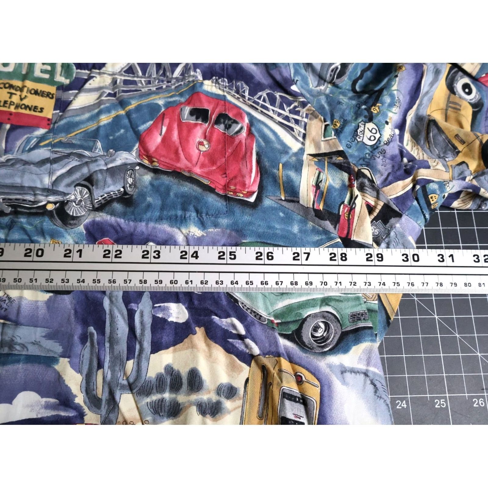 Paradise Found VTG Paradise Found Shirt Men's 3XL Multicolor Floral Short Sleeve Button-Up Hawaiian Cars Interstate Motels Size US XXL / EU 58 / 5 - 5 Thumbnail