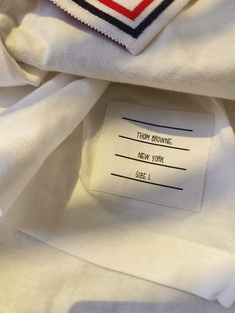 Thom Browne Thom Browne Short sleeves polo shirt with collar Size US S / EU 44-46 / 1 - 4 Thumbnail