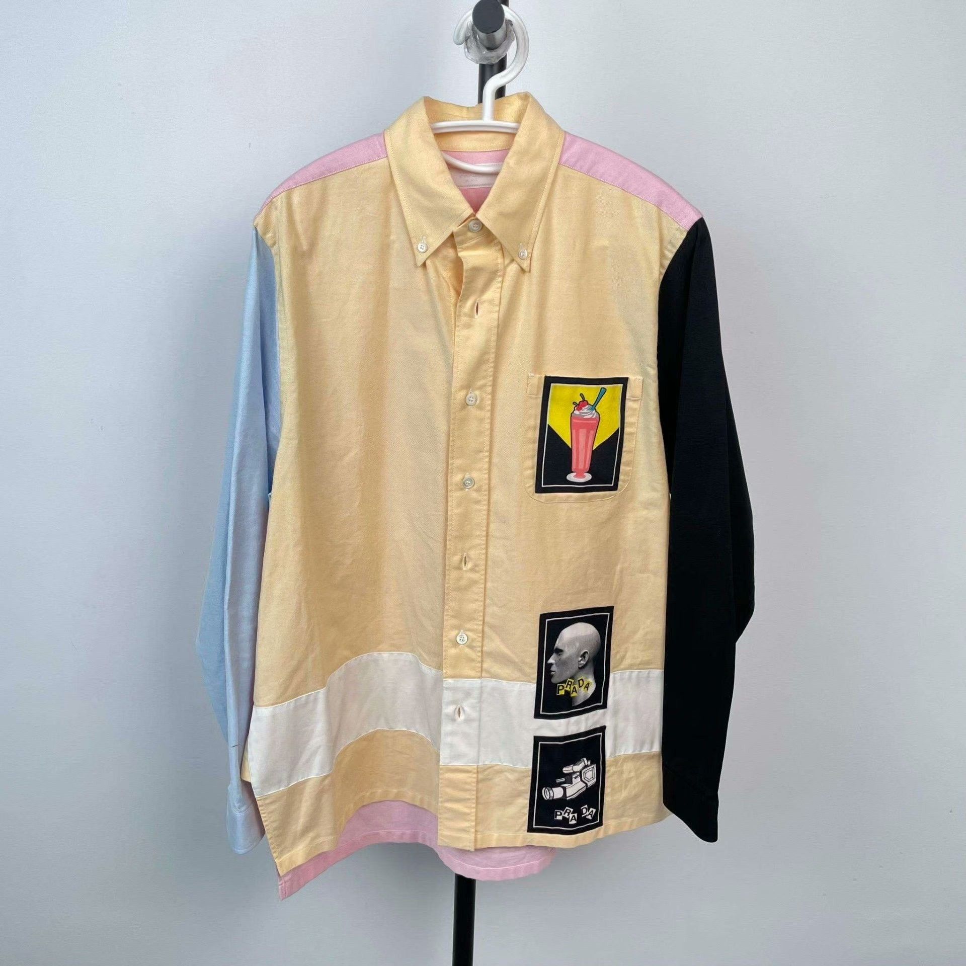 Prada Prada Long Multi Shirt M Men Size US M / EU 48-50 / 2 - 1 Thumbnail