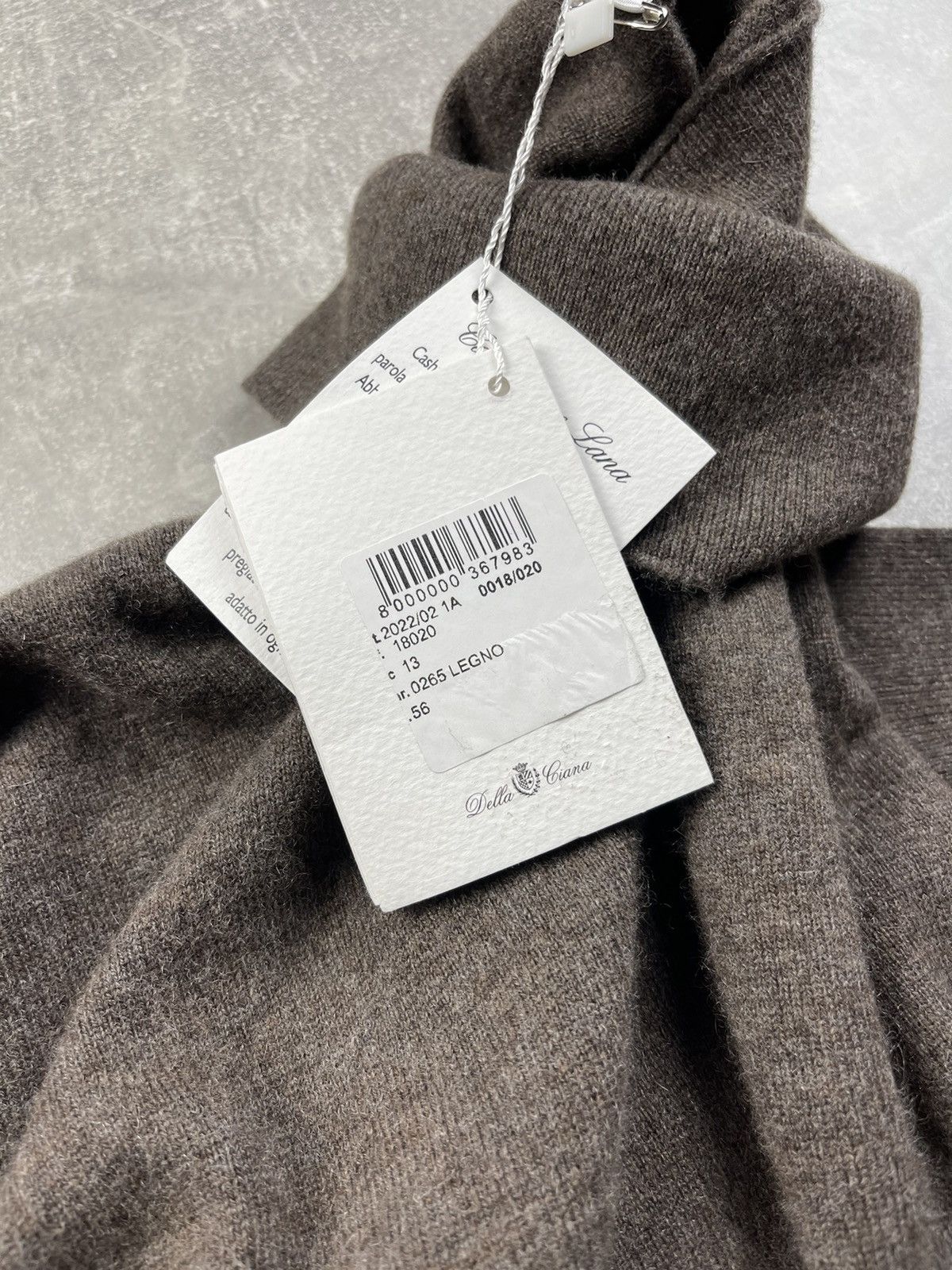 Vintage Della Ciana NWT Wool / Cashmere Luxury High Neck Sweater Size US XL / EU 56 / 4 - 12 Thumbnail