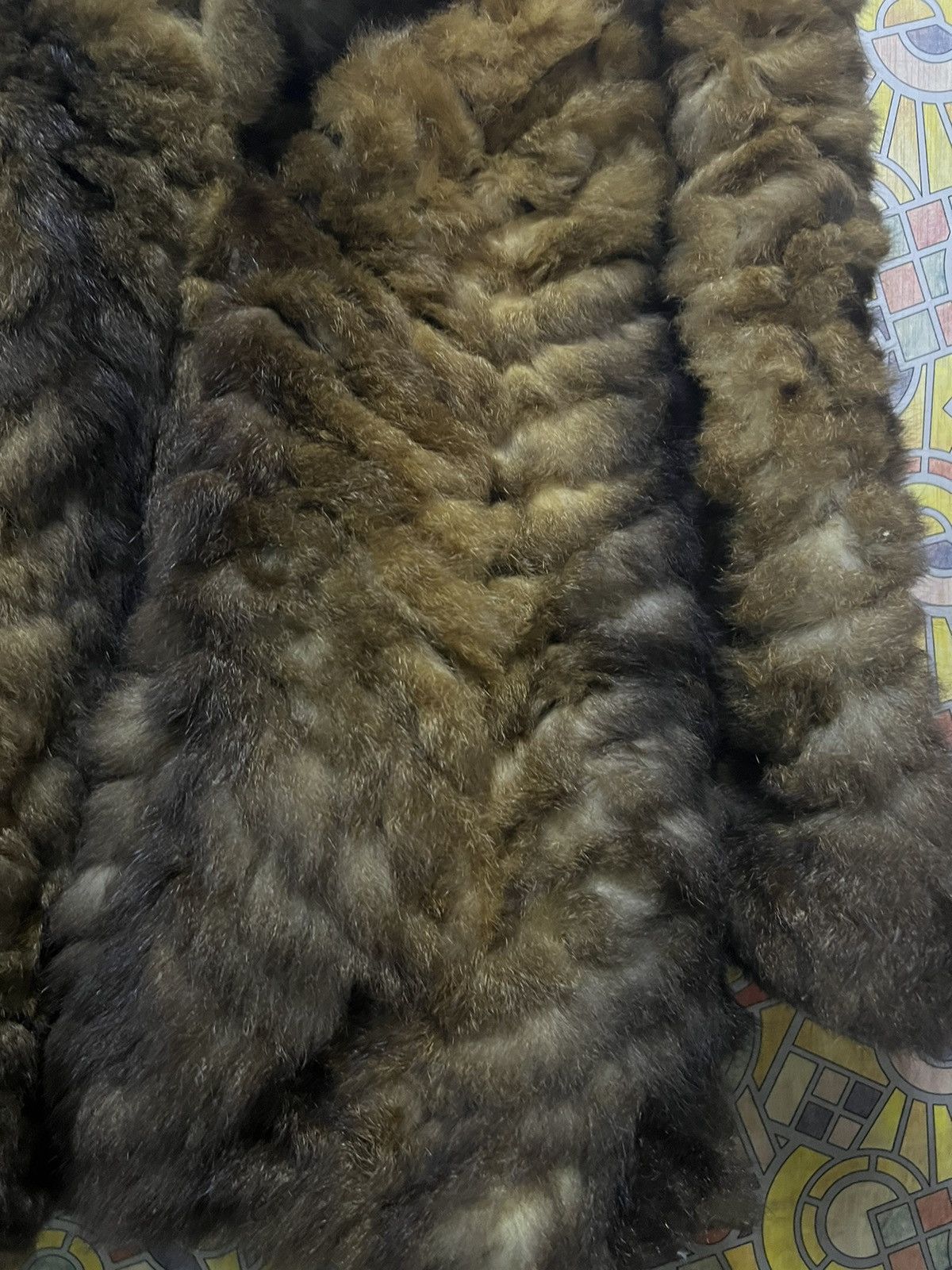 Leather JACKET FUR (CJ 18) Size S / US 4 / IT 40 - 24 Thumbnail