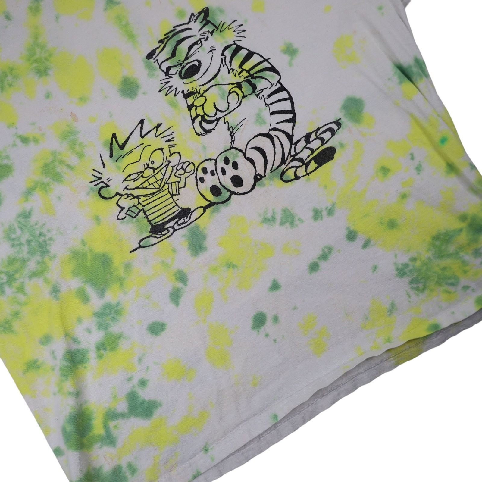 Vintage Vintage Calvin and Hobbes Tie Dye Graphic T Shirt Size US XL / EU 56 / 4 - 3 Thumbnail