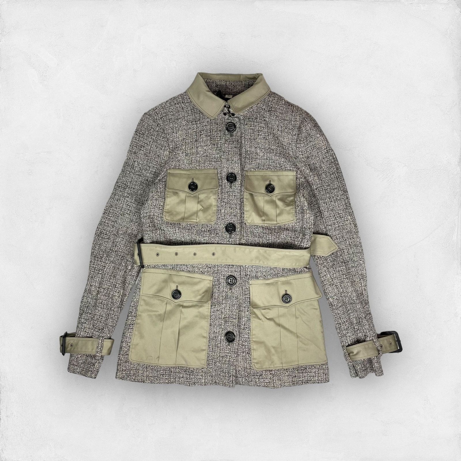 Burberry Burberry London Cotton Belted Jacket 6 Size M / US 6-8 / IT 42-44 - 2 Thumbnail