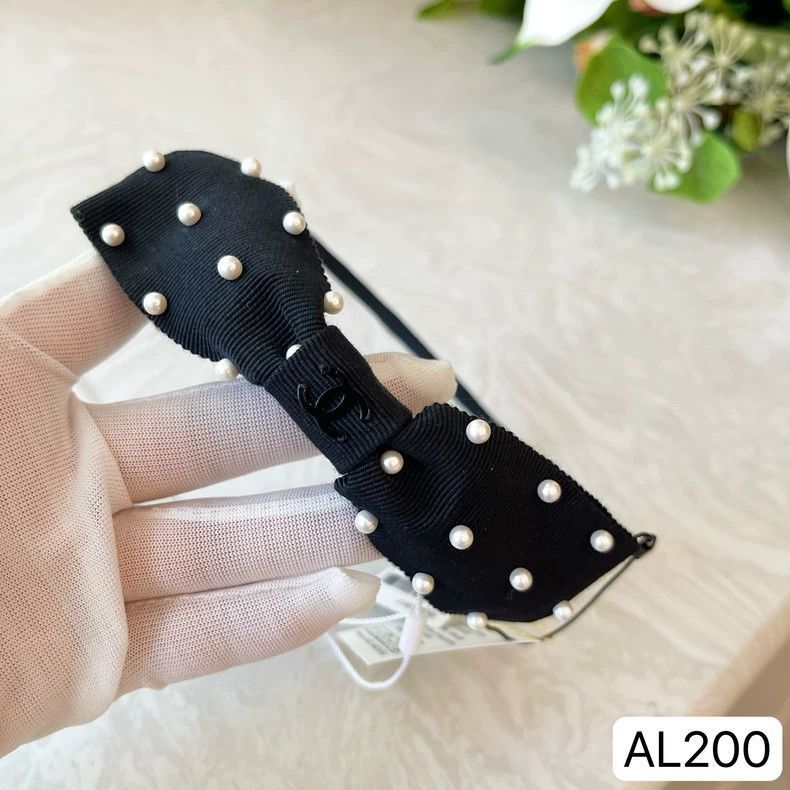 Chanel black bow pearl hairband from Chanel Size ONE SIZE - 7 Thumbnail