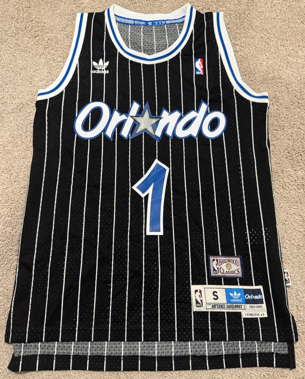 Adidas × Mitchell & Ness Mitchell & Ness 1993-94 Orlando Magic Penny Hardaway #1 Size US S / EU 44-46 / 1 - 1 Thumbnail