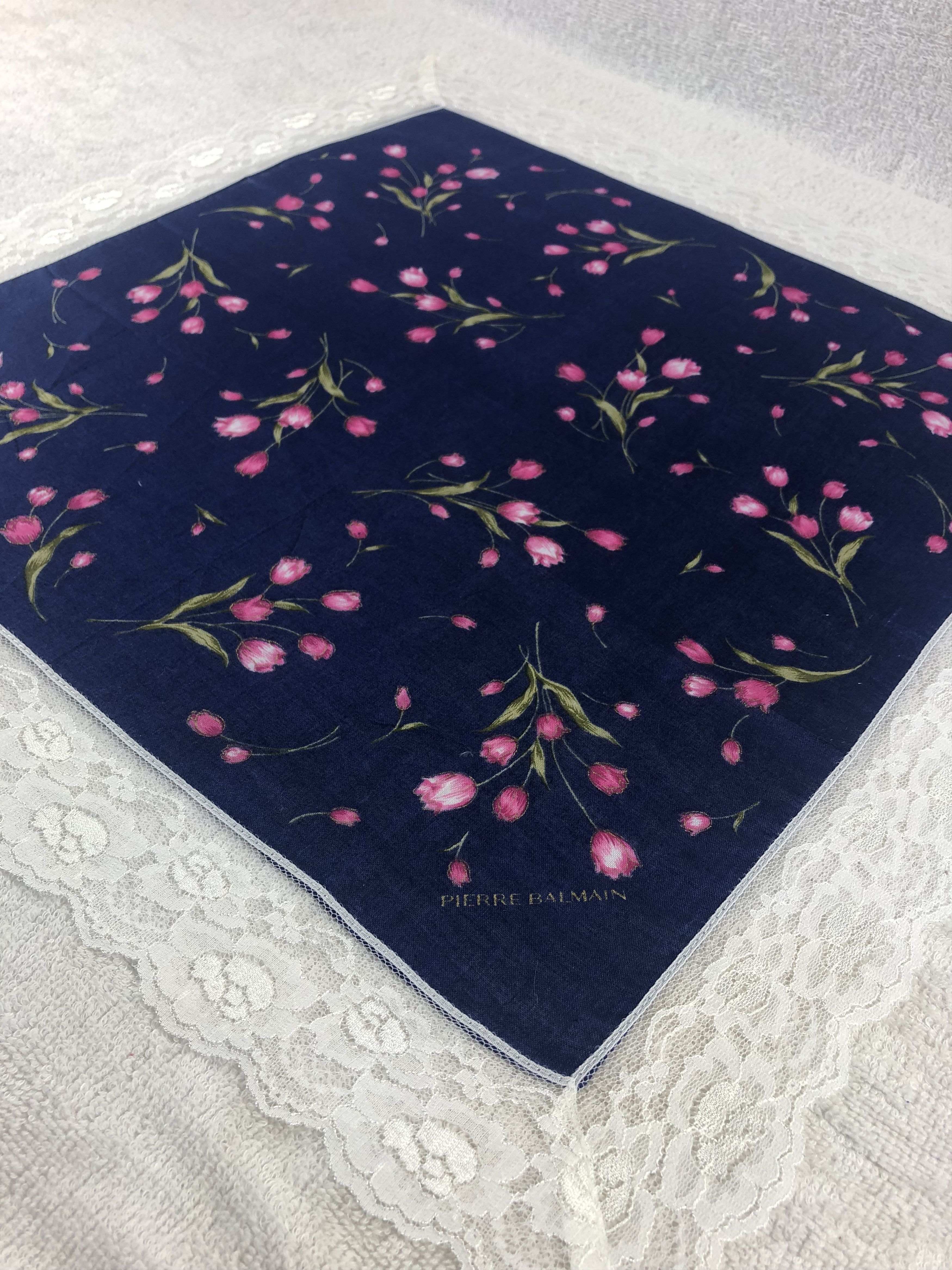 Pierre Balmain × Vintage Pierre Balmain Handkerchief / Bandana / Neckerchief Size ONE SIZE - 4 Thumbnail