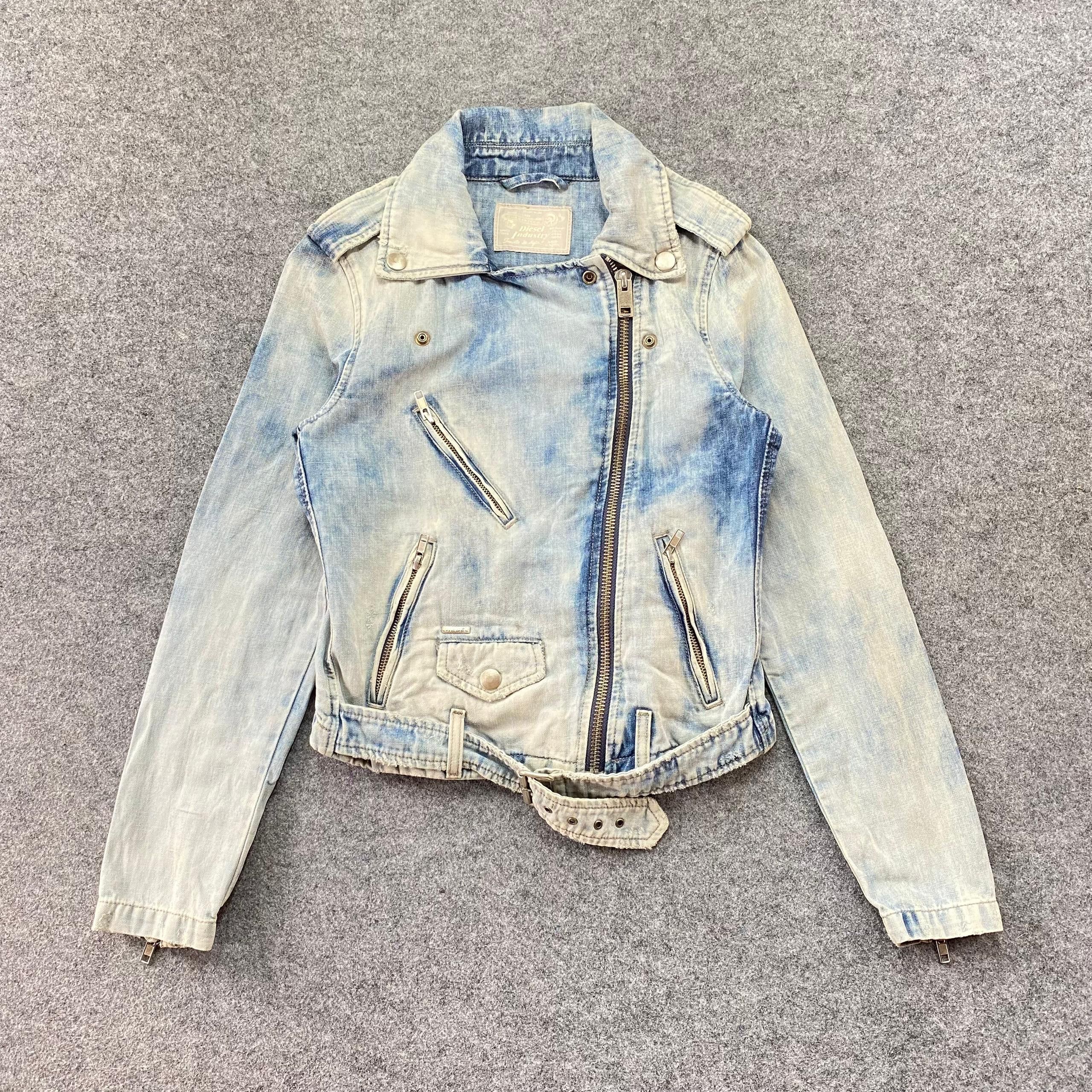 Diesel Vintage Diesel Industry Punk Denim Jacket Size L / US 10 / IT 46 - 1 Thumbnail