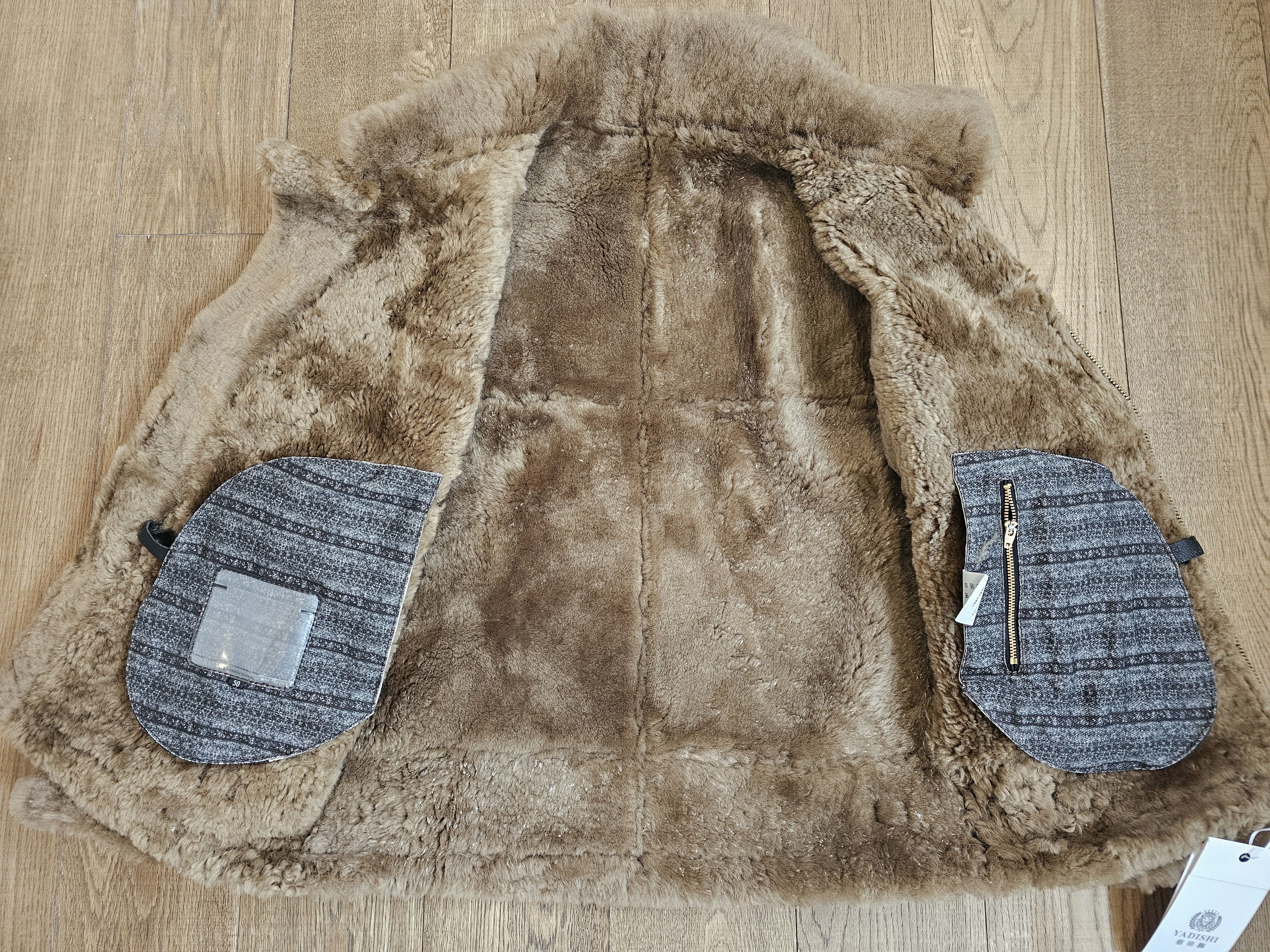 Other NWT B3 Sheepskin Shearling Leather Bomber Jacket D1 B6 B7 A2 Size US M / EU 48-50 / 2 - 3 Thumbnail