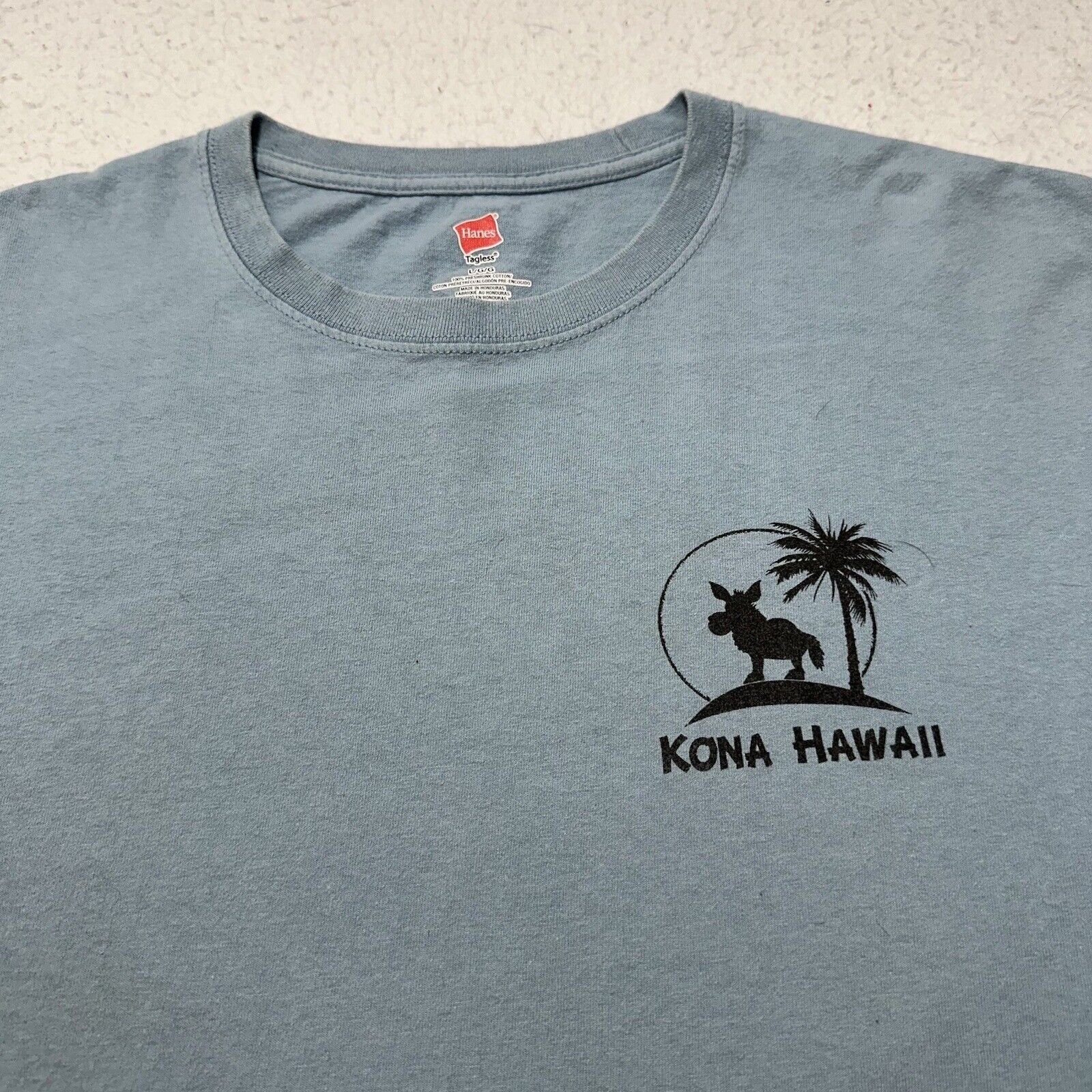Hanes Wild Boar Balls Large Gone Wild Tour T Shirt Kona Hawaii Tee Size US L / EU 52-54 / 3 - 5 Thumbnail