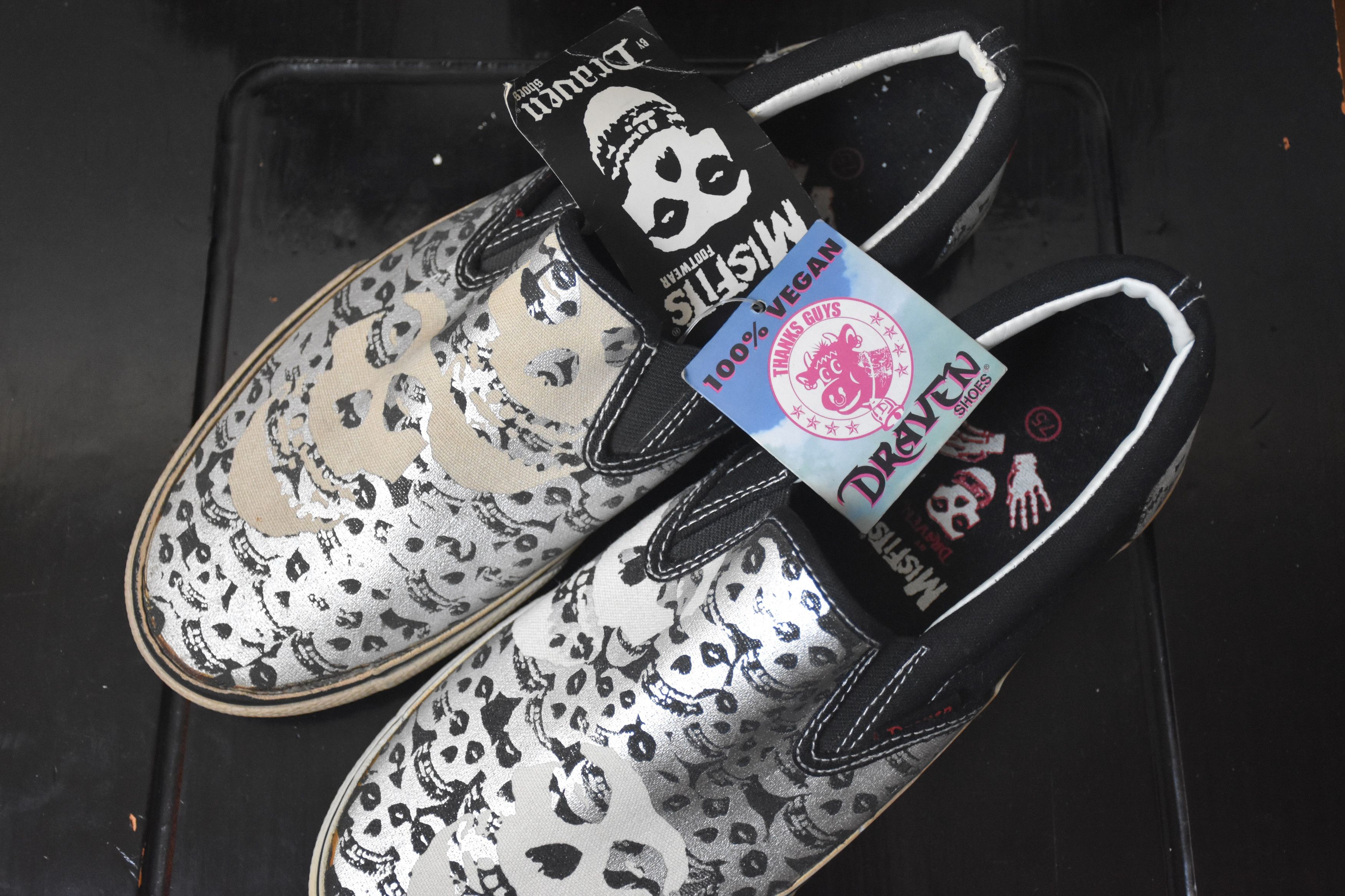 Misfits unworn Vintage Draven summer night slip ons Misfits print Size US 7.5 / EU 40-41 - 3 Thumbnail