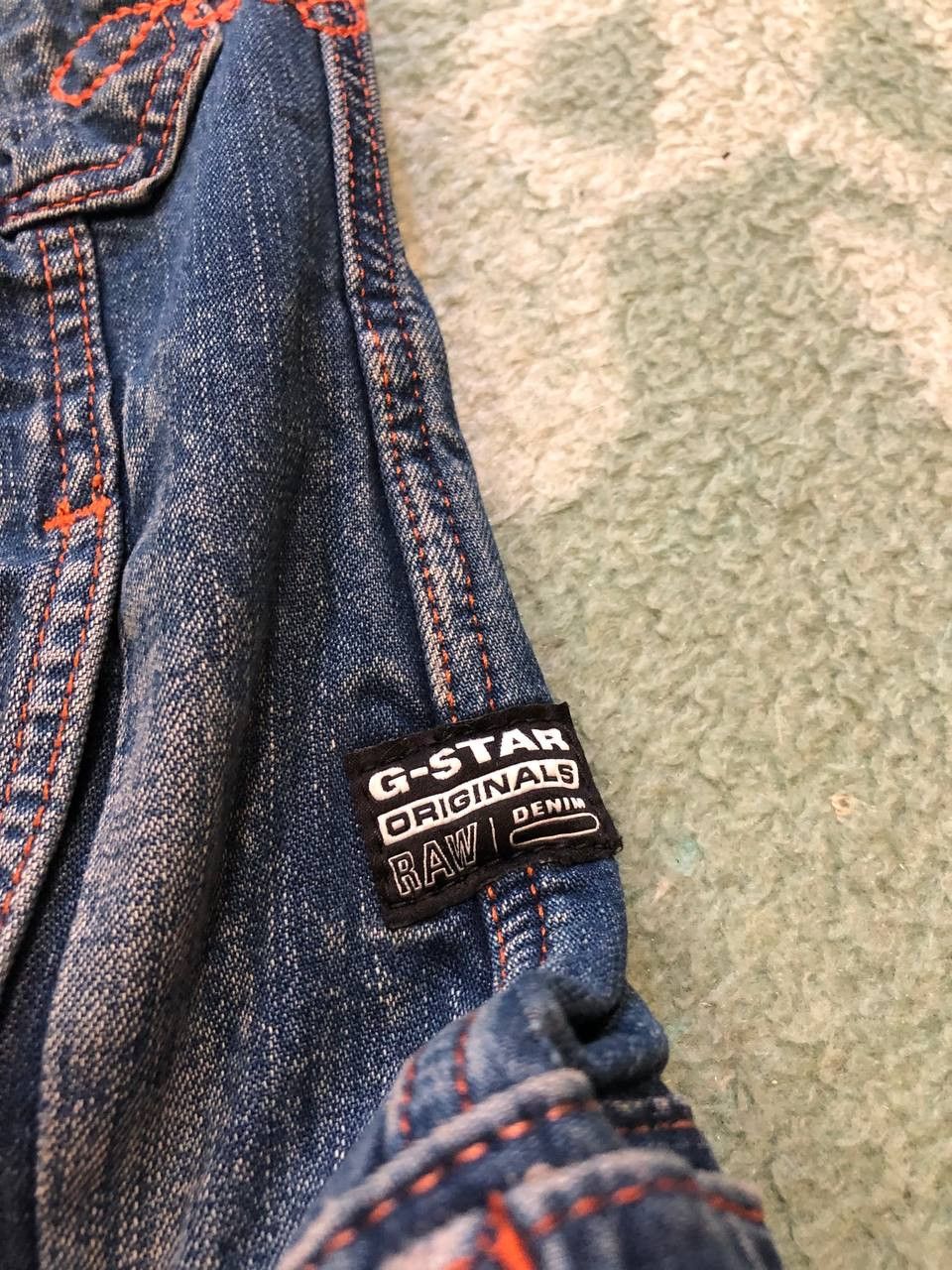 G-Star vintage jacket denim blue Y2K G-Star Raw logo Streetwear Size US XS / EU 42 / 0 - 8 Thumbnail