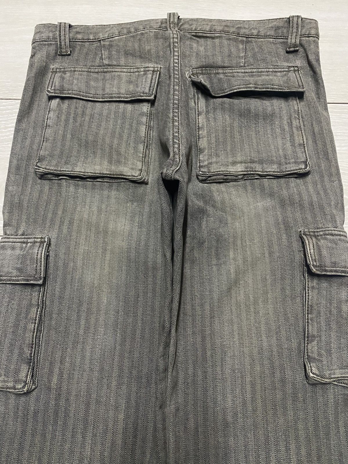 Global Work Crazy Vintage Global Work Cargo Hickory Jeans Size US 32 / EU 48 - 4 Thumbnail