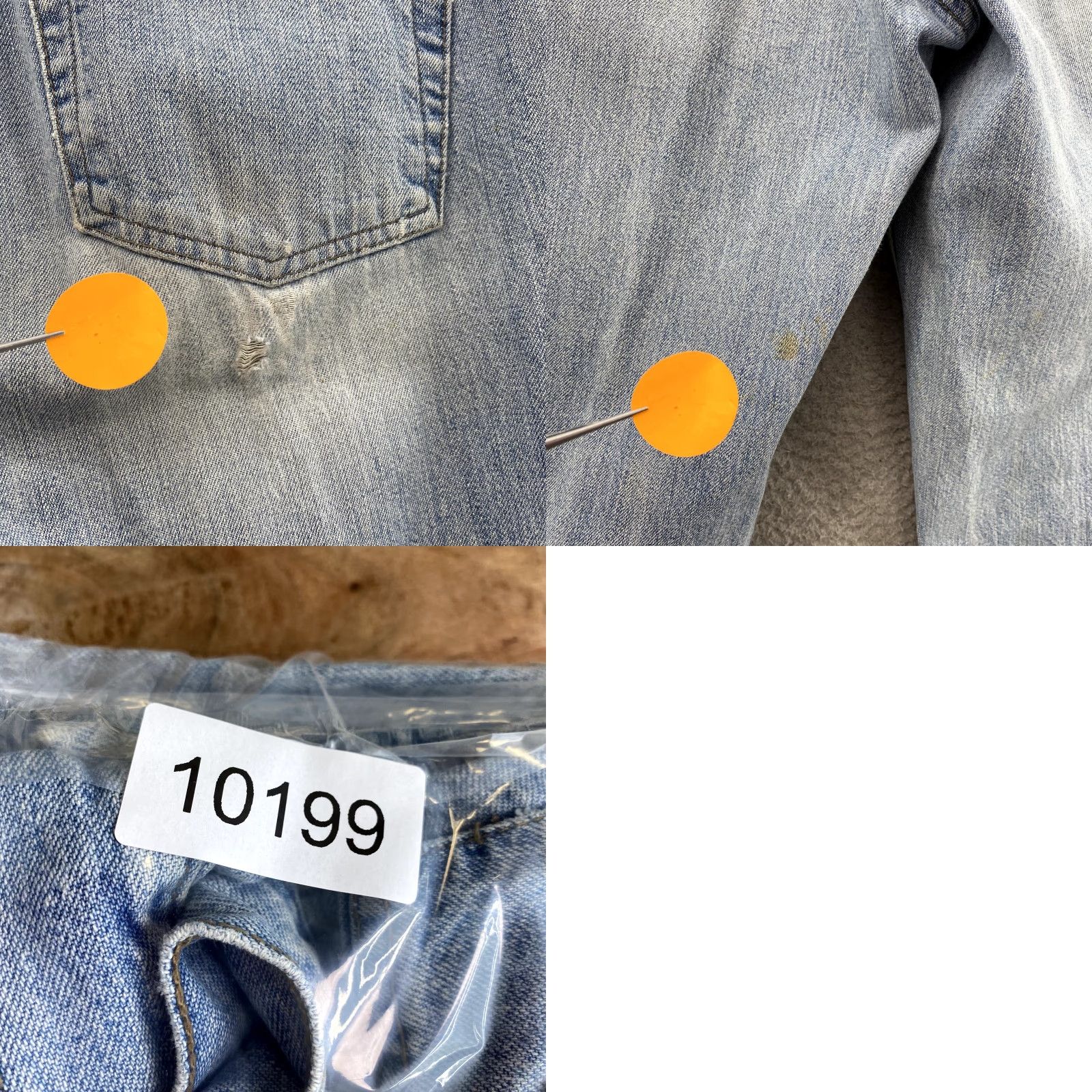 Banana Republic VINTAGE Banana Republic Jeans Men 32x32 Button Fly 90's Straight Denim Blue 32x32 Mens Vintage Banana Republic Jeans Style: Straight 90s Streetwear Size US 32 / EU 48 - 9 Thumbnail