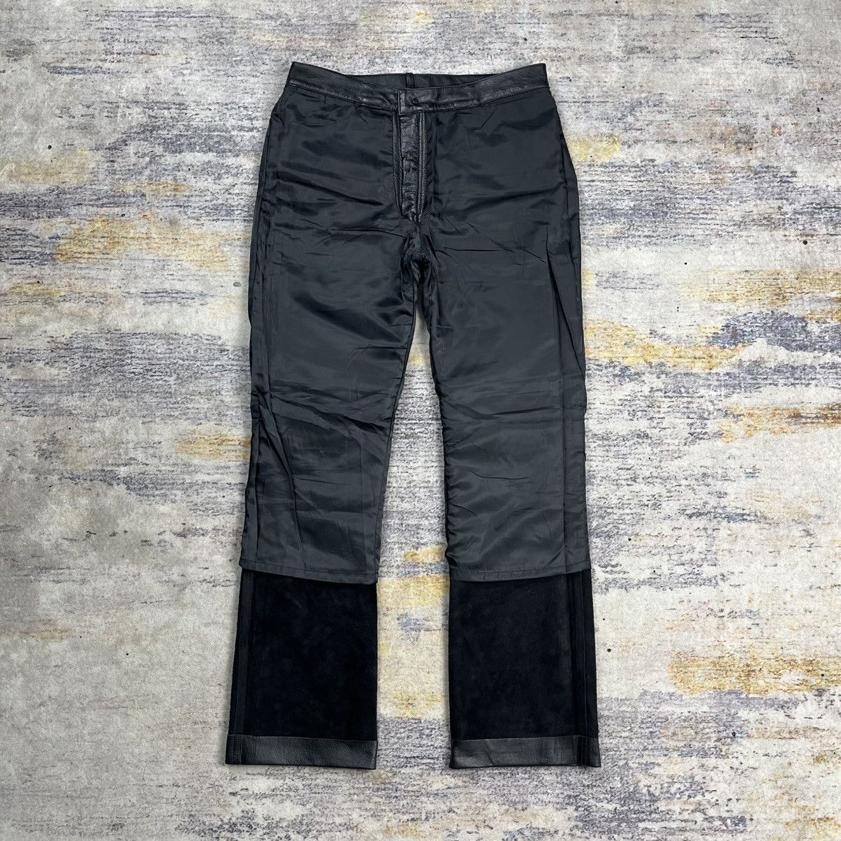 agnes b. Vintage 90s Agnes B leather pants Size US 30 / EU 46 - 9 Thumbnail