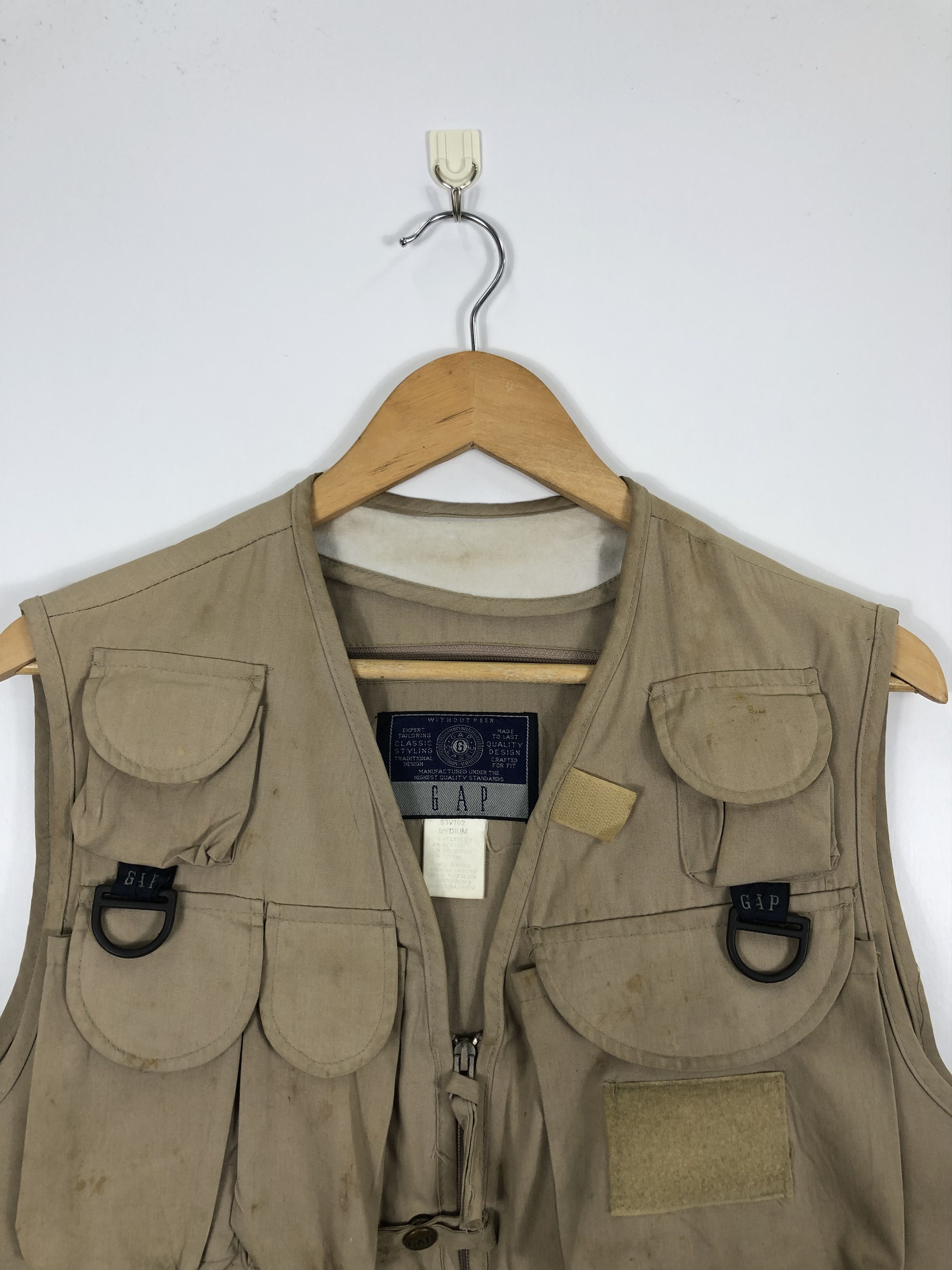Gap GAP Tactical Vest Multipocket Outdoor Fishing Vest J0457 Size US M / EU 48-50 / 2 - 2 Thumbnail