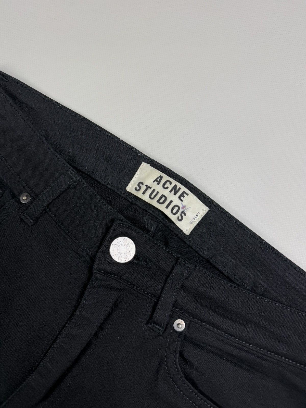Acne Studios Acne Studios Skin 5 Lacey Black Ladies Skinny Denim Jeans Size 28" / US 6 / IT 42 - 12 Thumbnail