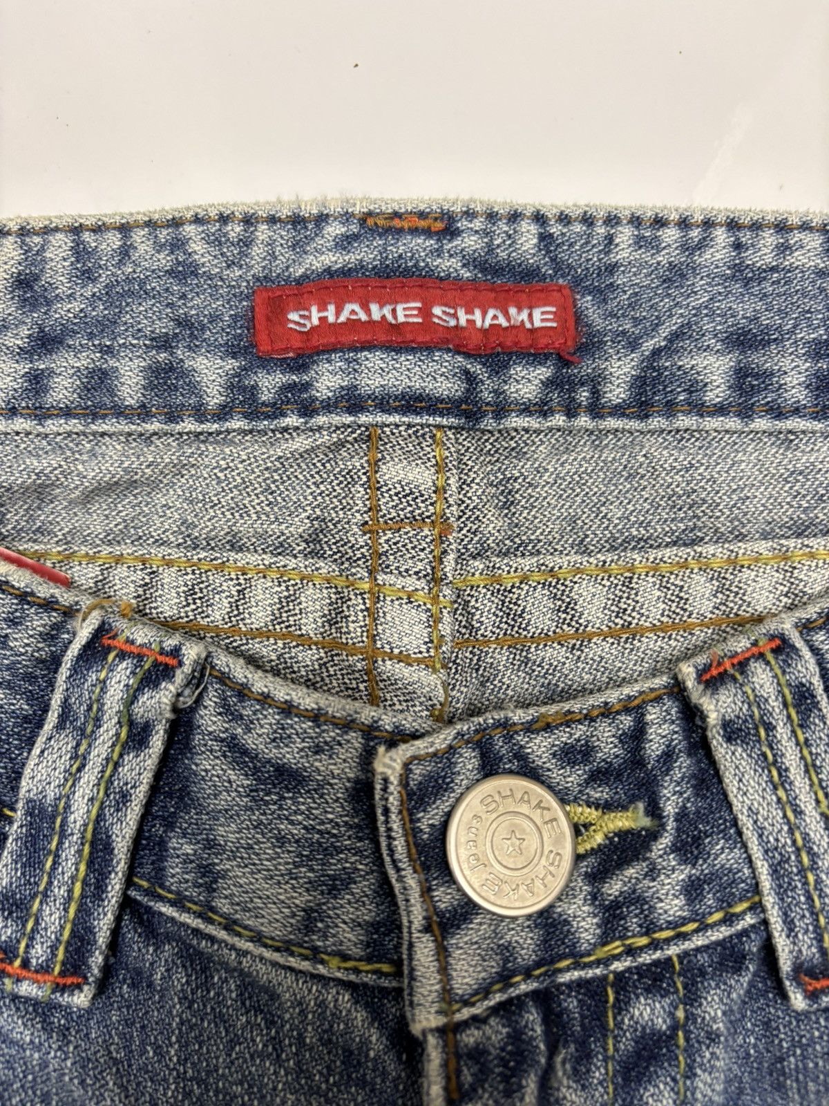 If Six Was Nine Flare Jeans Japanese Shake Shake Mud Wash Distressed Denim Size 26" / US 2 / IT 38 - 10 Thumbnail