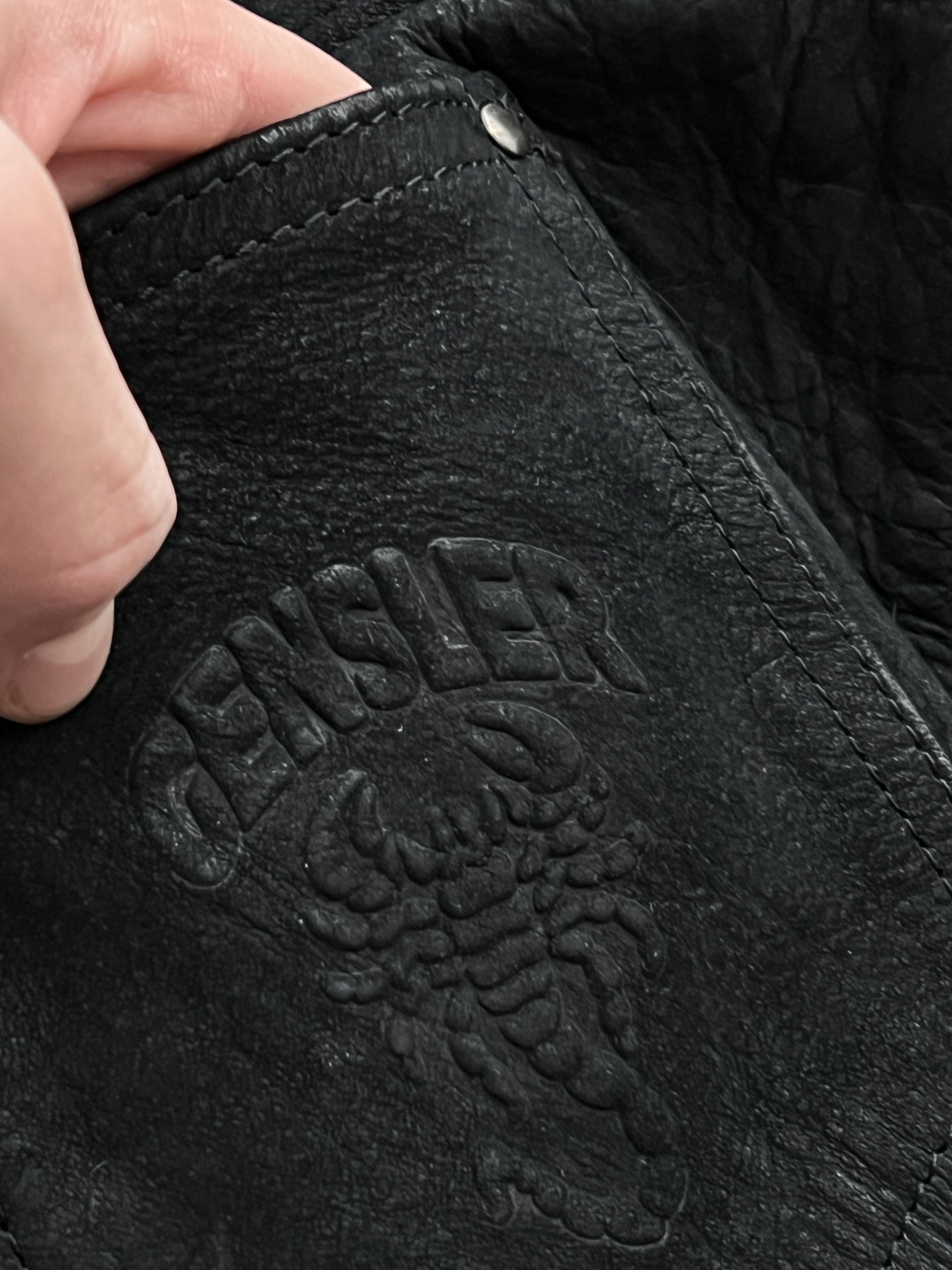 If Six Was Nine Vintage 00s soft real leather pants avant garde opium style Size US 32 / EU 48 - 3 Thumbnail
