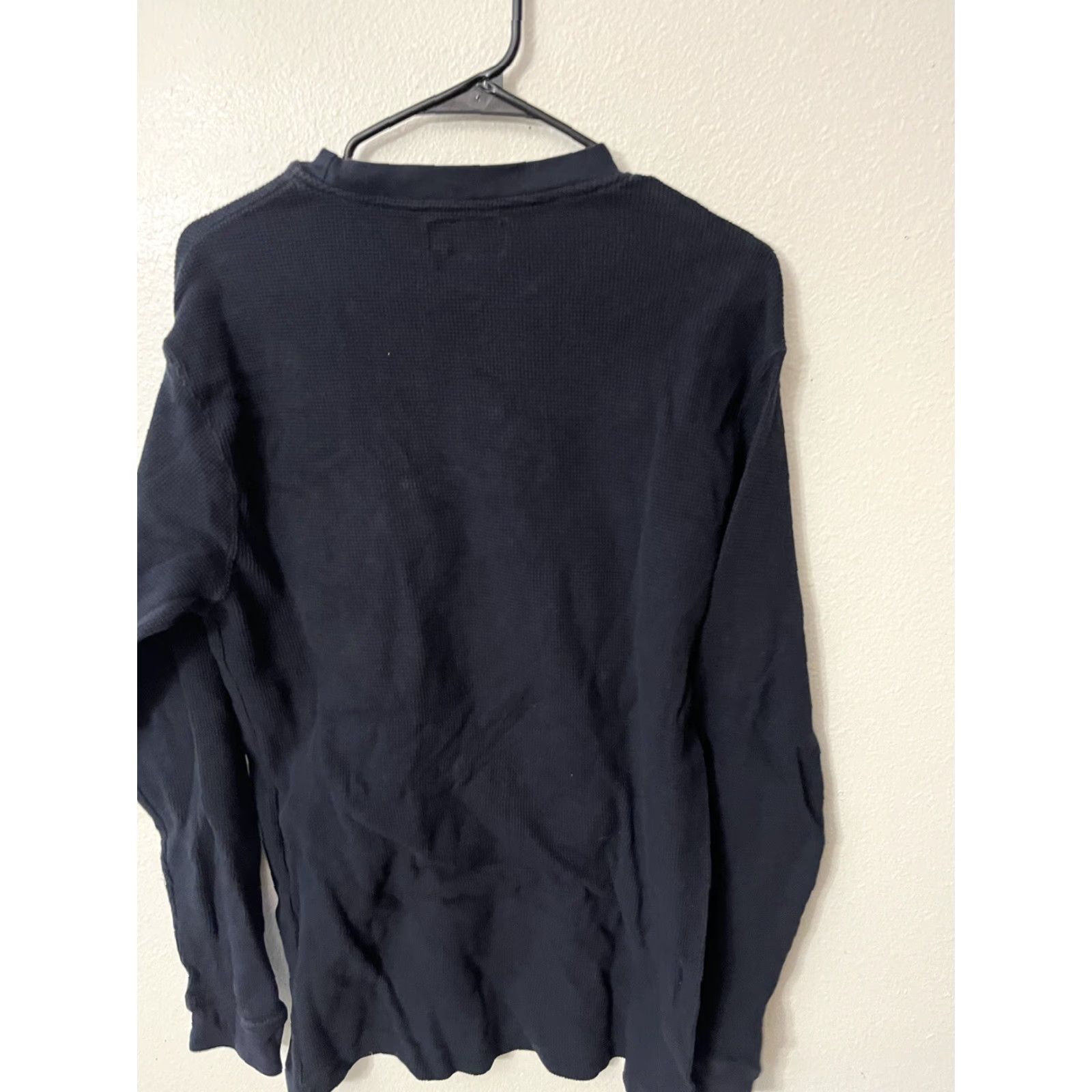 U.S. Polo Assn. VINTAGE U.S. Polo Assn. Thermal Shirt Men's Large Black Long Sleeve Crew Neck T-Shirt Logo All Seasons 2000-2009 Mens Size US L / EU 52-54 / 3 - 3 Thumbnail