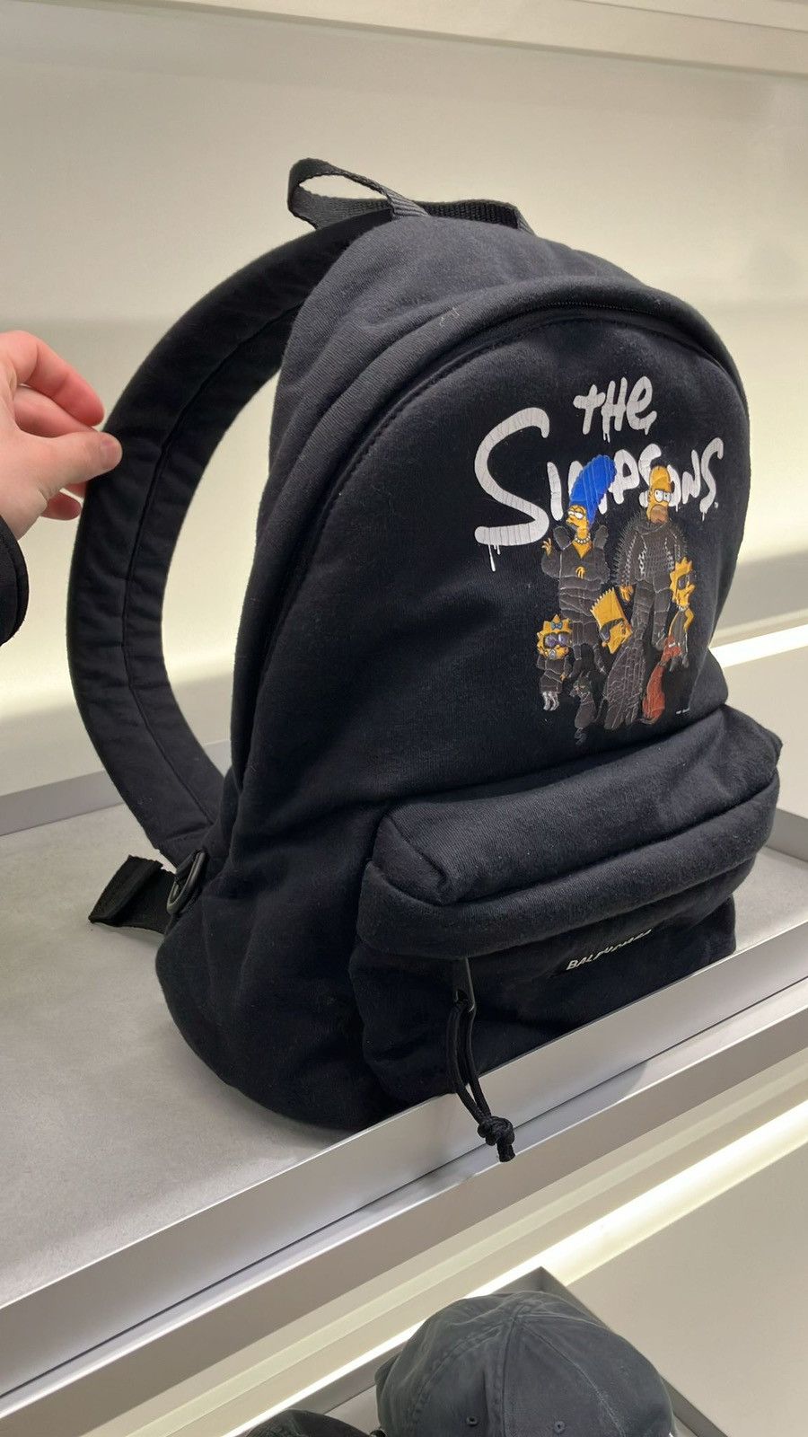 Balenciaga Balenciaga Simpson Jersey One Shoulder Backpack Size ONE SIZE - 3 Thumbnail