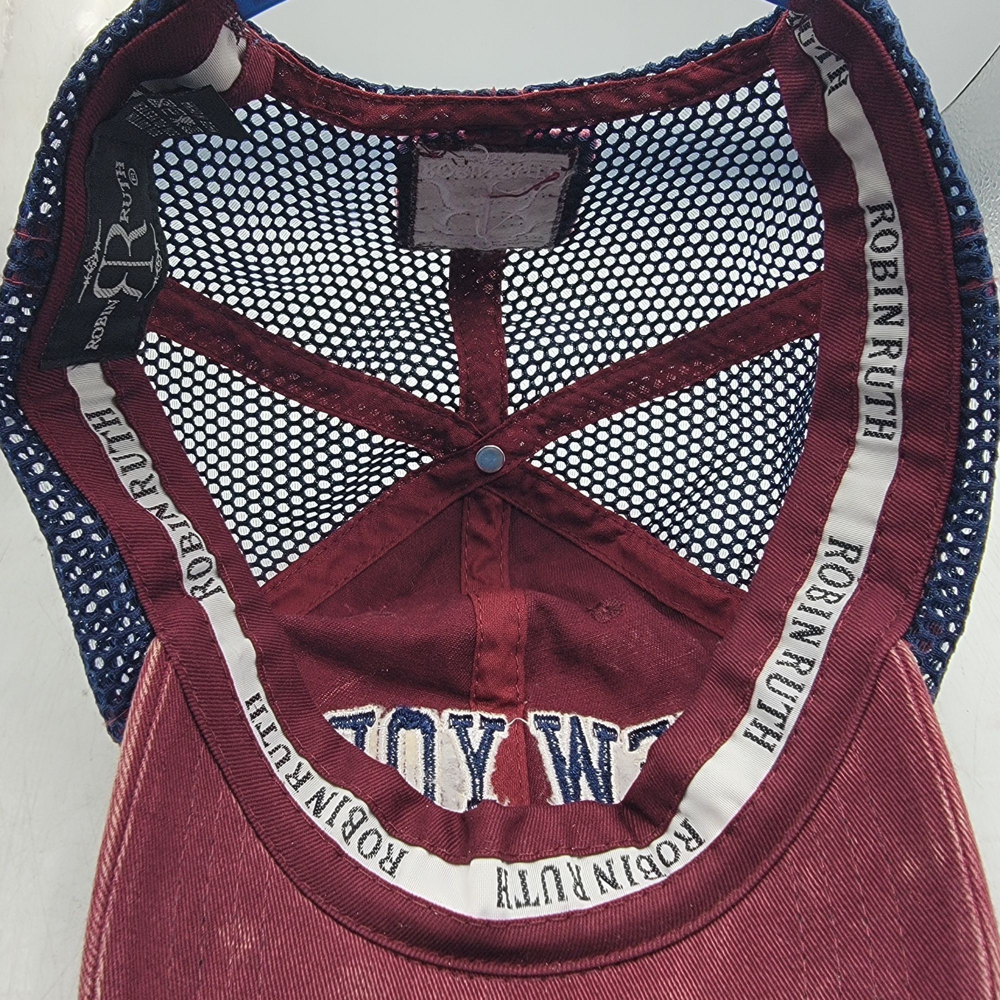 Robin Ruth Robin Ruth New York Original Red Blue Trucker Hat Cap Casual Size ONE SIZE - 7 Thumbnail