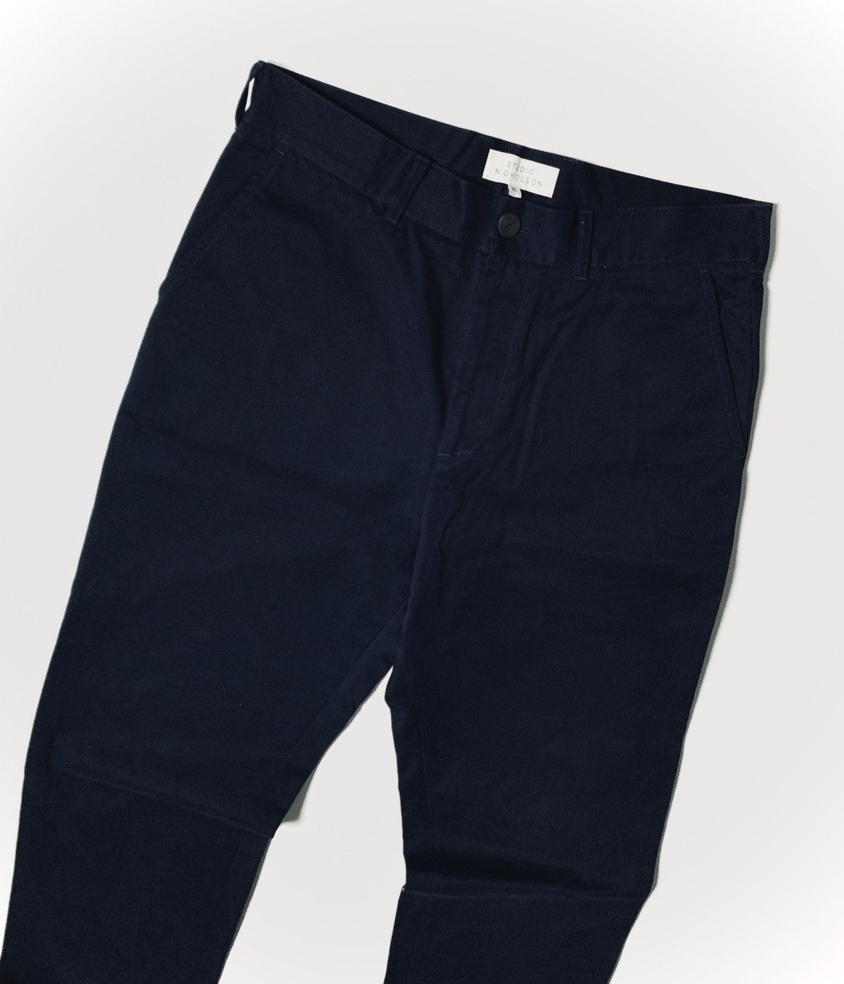 Studio Nicholson STUDIO NICHOLSON PEACHED COTTON TWILL BILL PANTS Size US 36 / EU 52 - 2 Thumbnail