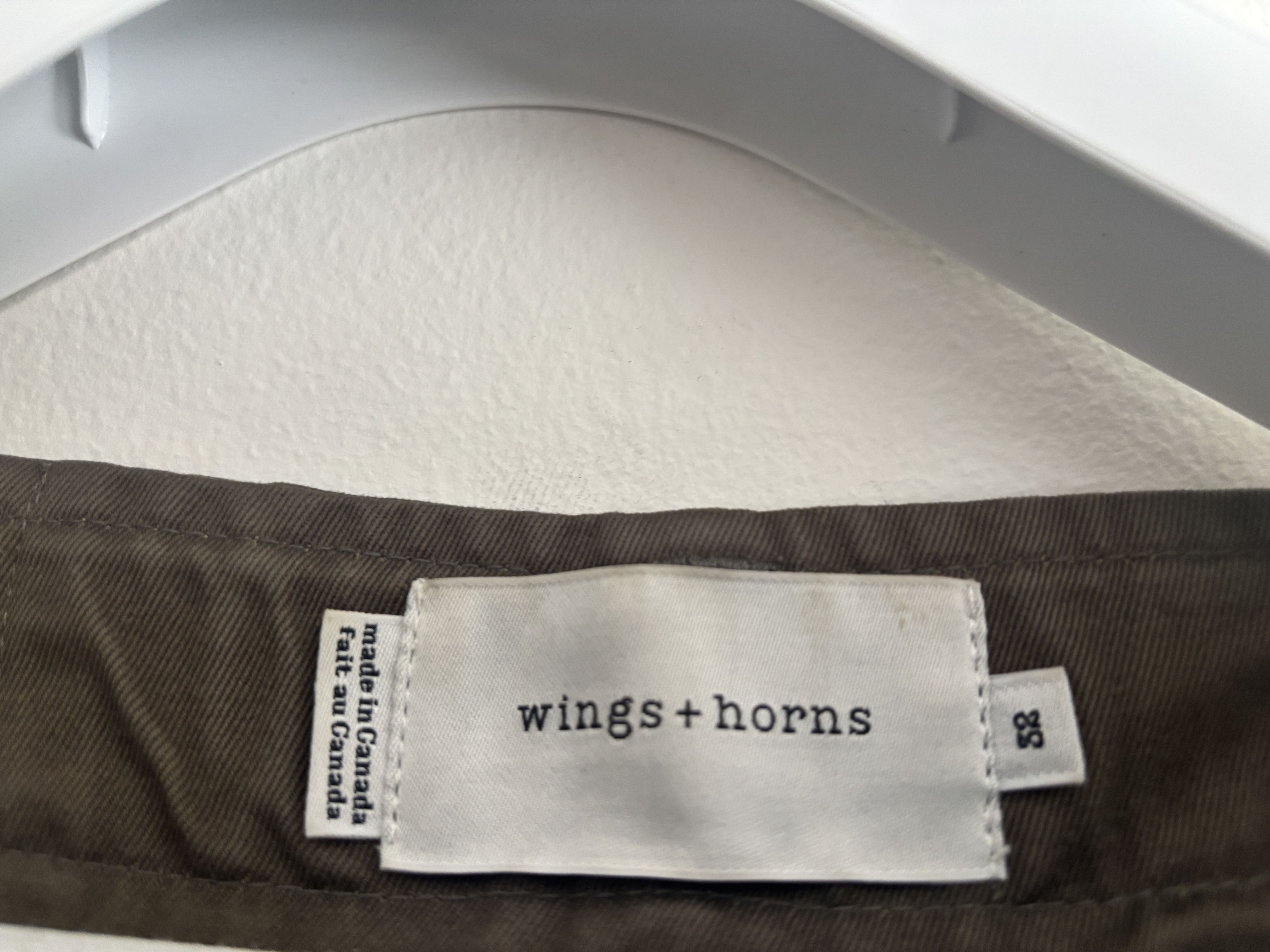 Wings + Horns $200 5 Pocket Button Fly Olive Green Chinos - 32 x 27.5 Size US 32 / EU 48 - 8 Thumbnail